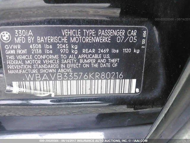 Продажа BMW 3er 3.0 (258Hp) (N52B30) RWD AT по запчастям