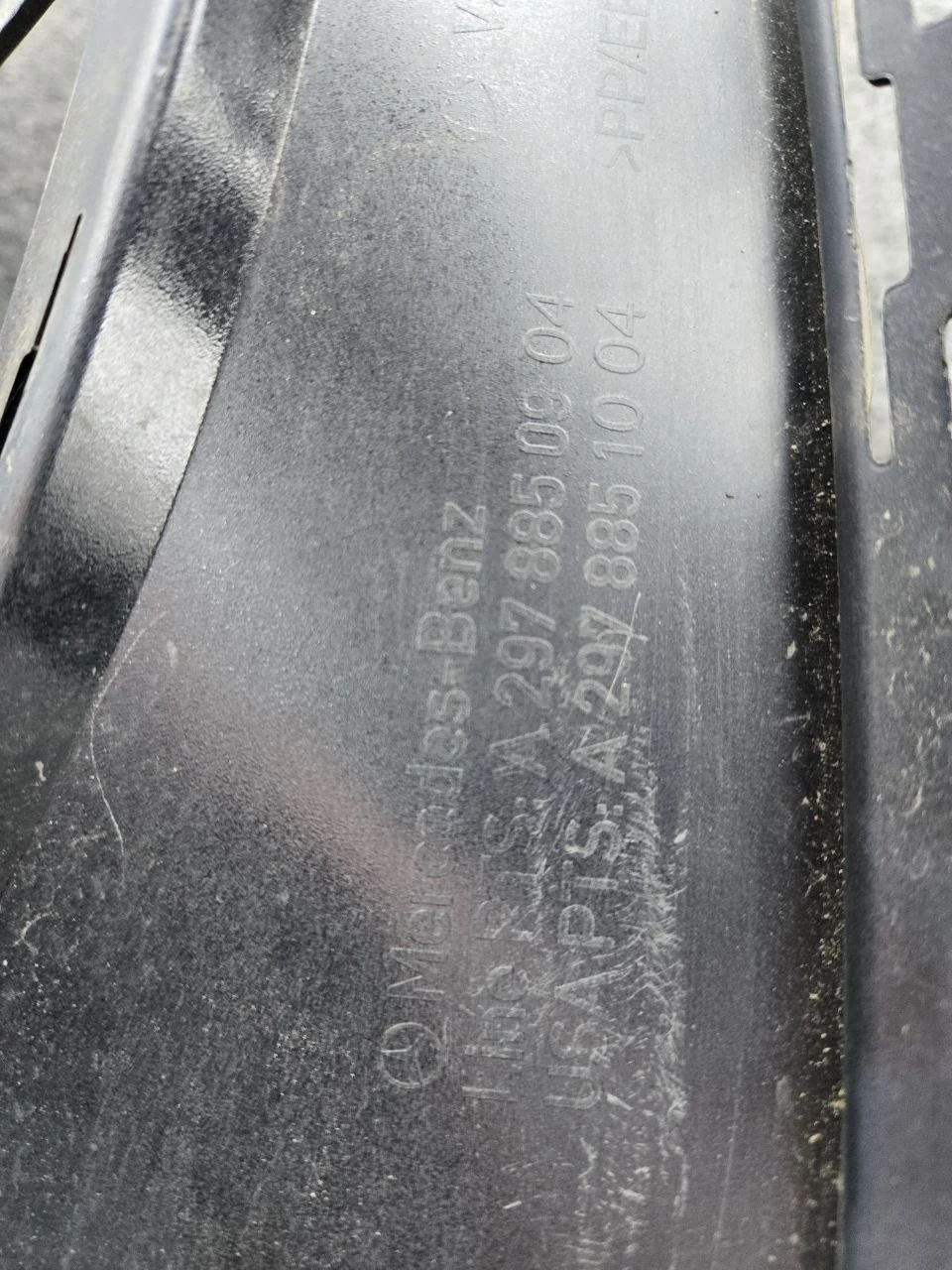 Бампер передний Mercedes-Benz EQS V297 2021 Лифтбэк (V297) Mercedes-Benz EQS V297 2021