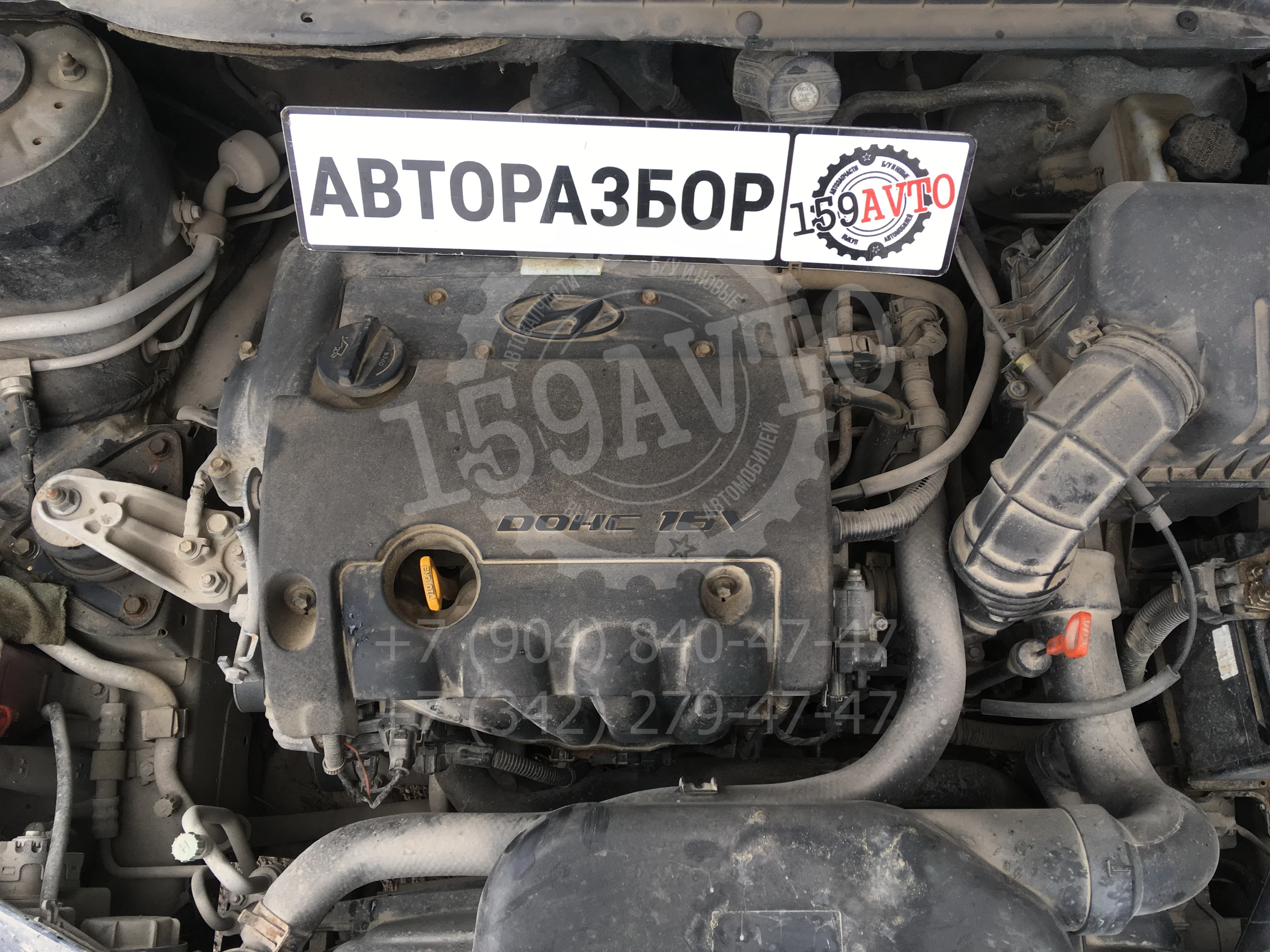 Продажа Hyundai Elantra 1.6 (123Hp) (G4FC) FWD AT по запчастям