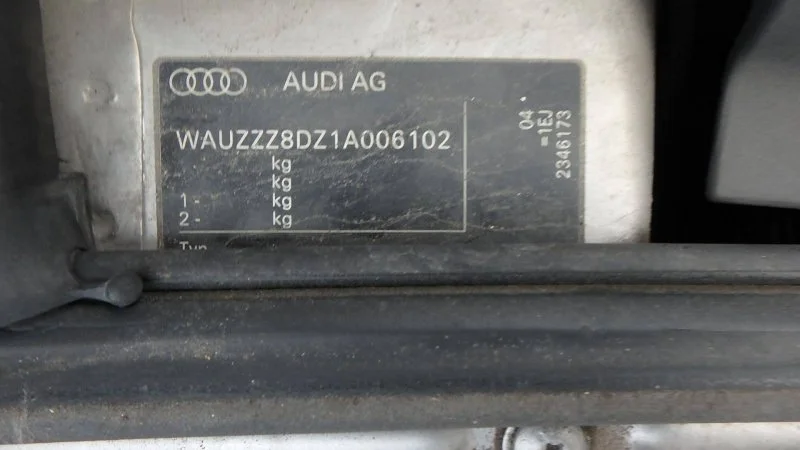 Продажа Audi A4 1.8 (125Hp) (APT) FWD MT по запчастям