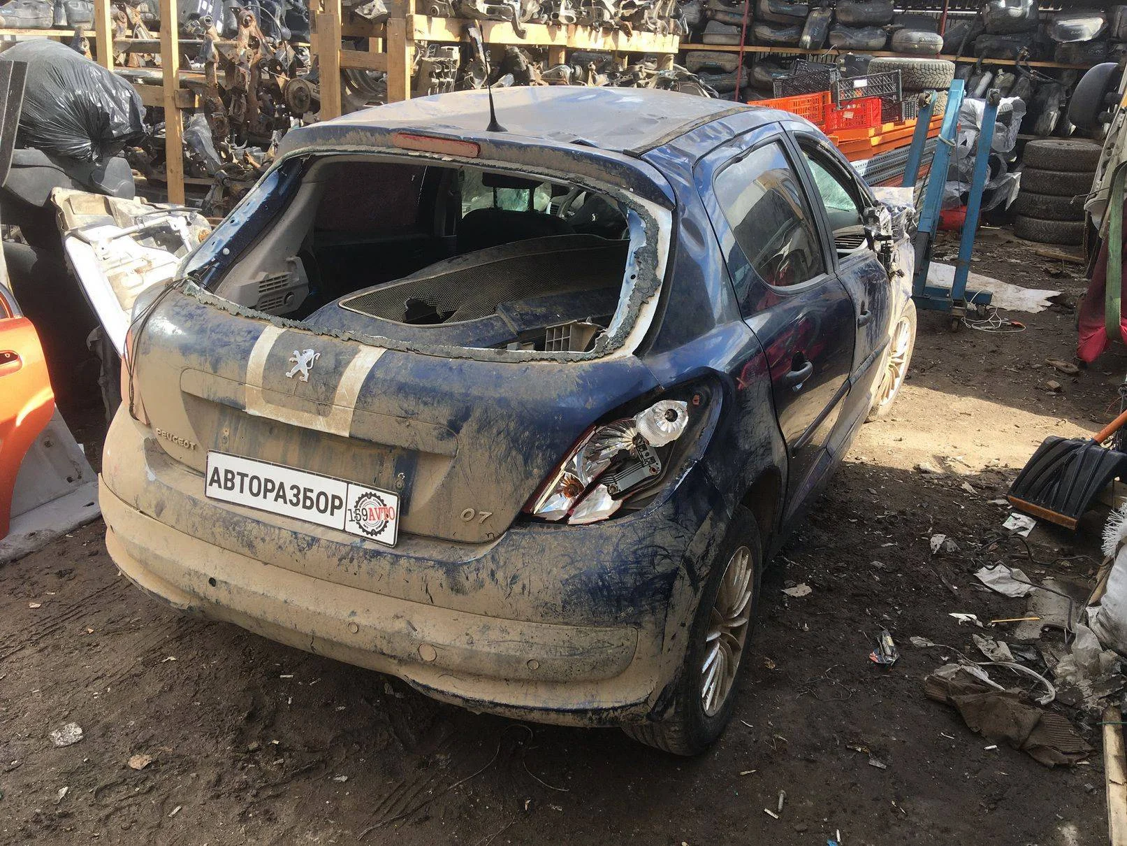 Продажа Peugeot 207 1.4 (95Hp) (EP3C) FWD MT по запчастям