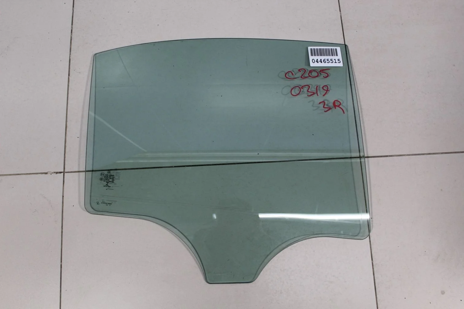 Стекло двери задней правой для Mercedes C-klasse W205 2014-