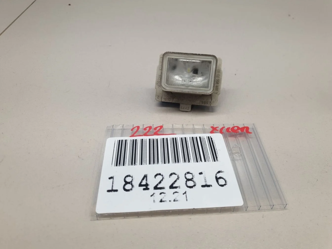 Фонарь подсветки номерного знака для Mercedes S-klasse W222 2013-2020