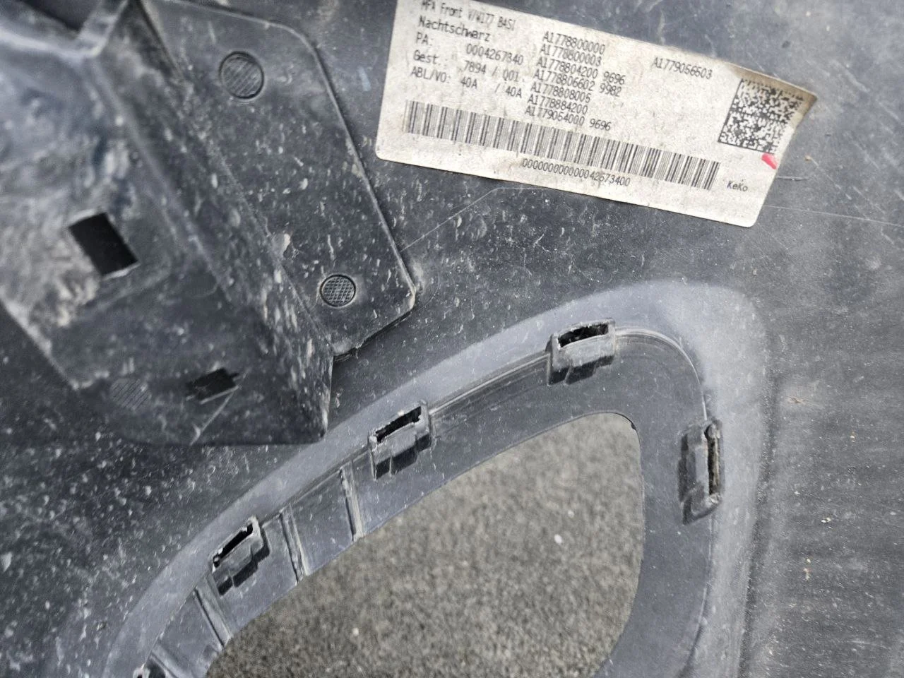 Бампер передний Mercedes-Benz A class W177 2018-2022 Хетчбэк ( 5 дв.)  (W177) V177 2018-2022 Седан (V177) Mercedes-Benz A class V177 2018-2022 Mercedes-Benz A class W177 2018-2022