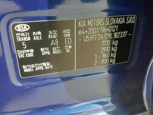 Продажа Kia Ceed 1.4 (109Hp) (G4FA) FWD MT по запчастям