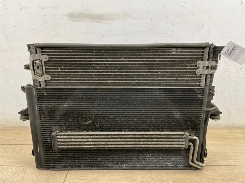 Кассета радиаторов сборе без диффузора VW Touareg 2003-2010 7L