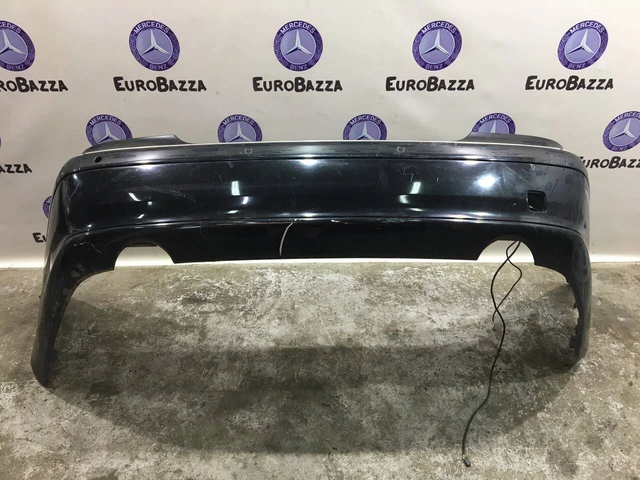 Бампер задний Mercedes W215