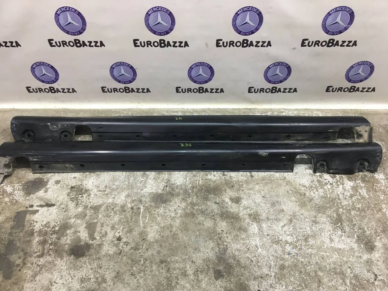 Накладка пороги пластиковая Mercedes W215