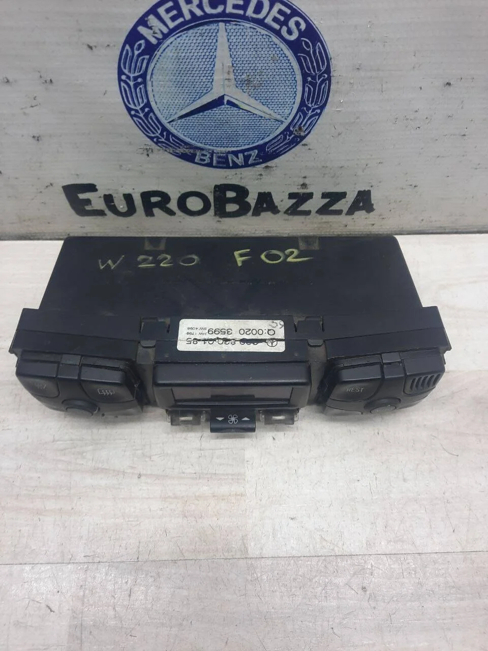 Блок управления климатом Mercedes W220