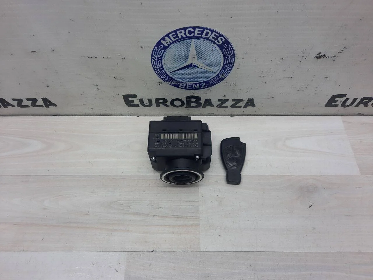 Замок зажигания + ключ Mercedes W203