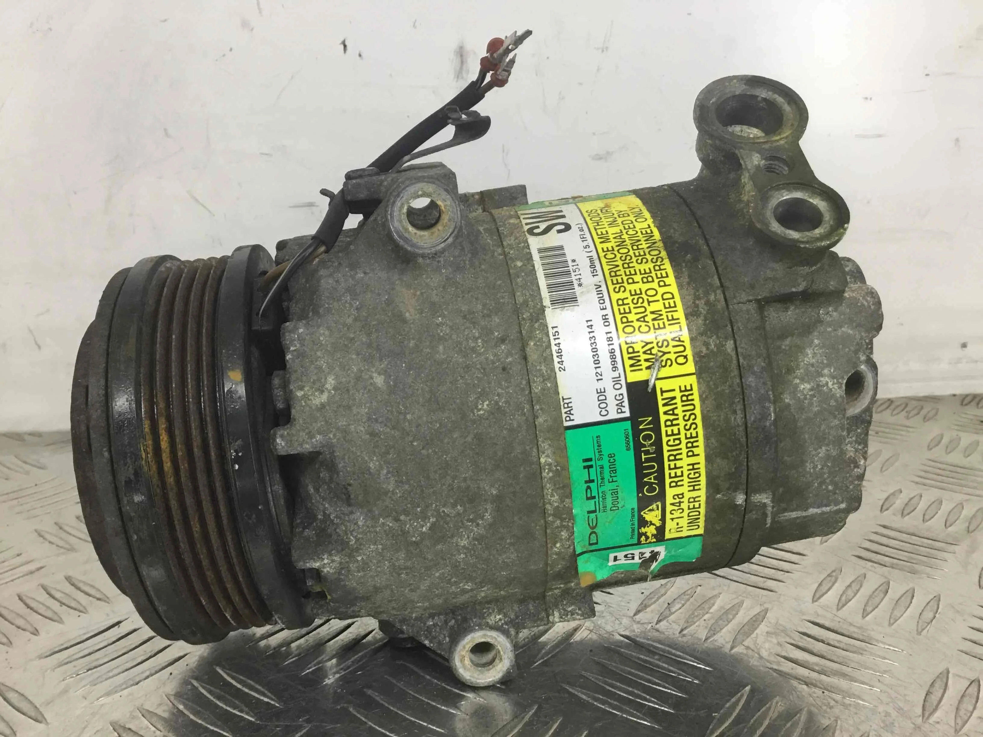 Компрессор кондиционера Opel Zafira A (1999-2003) бензин 1.6 i Механика Минивэн