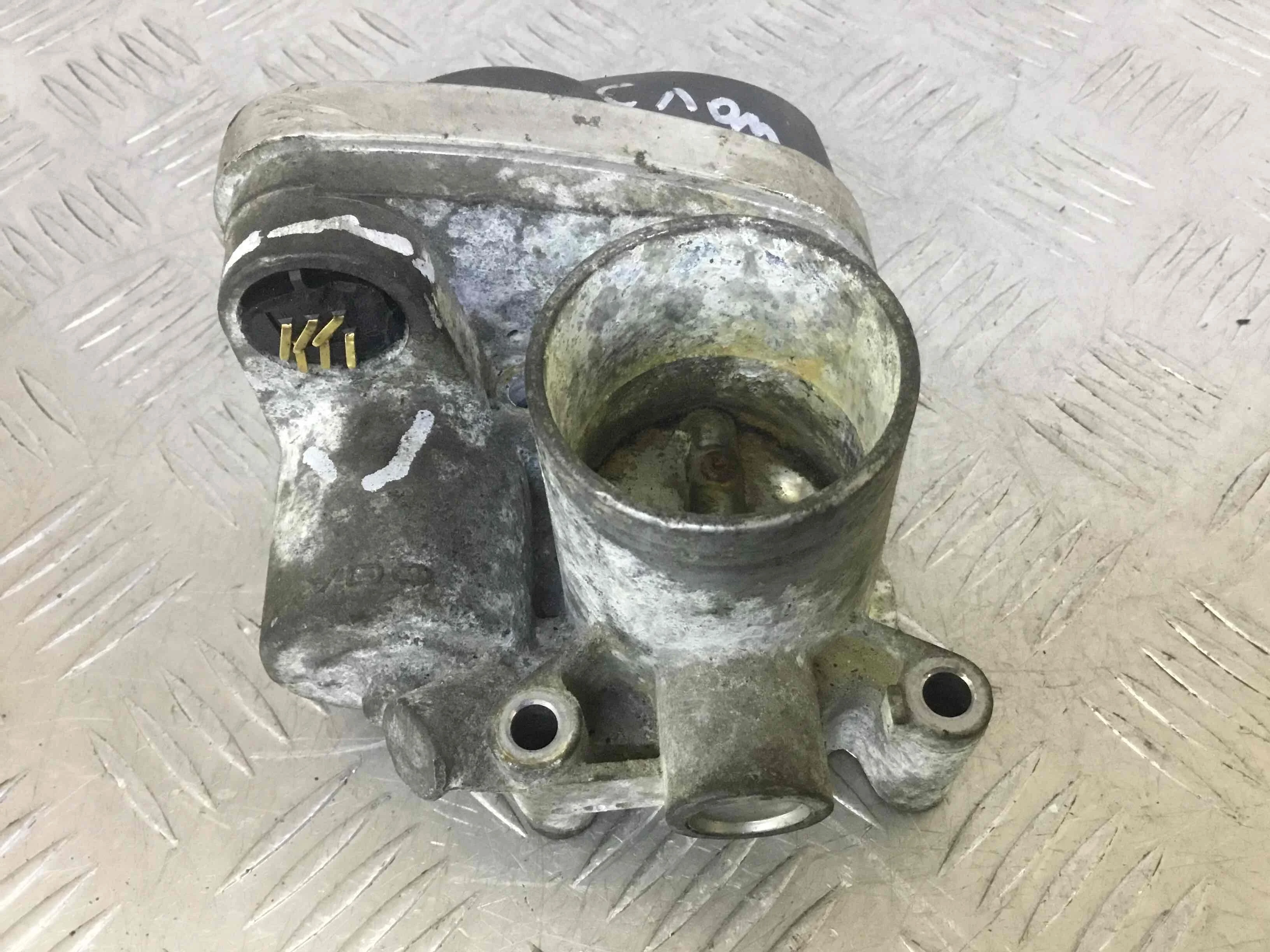 Заслонка дроссельная Volkswagen Polo 4 поколение (2001-2005) бензин 1.4 i Механика Х/б