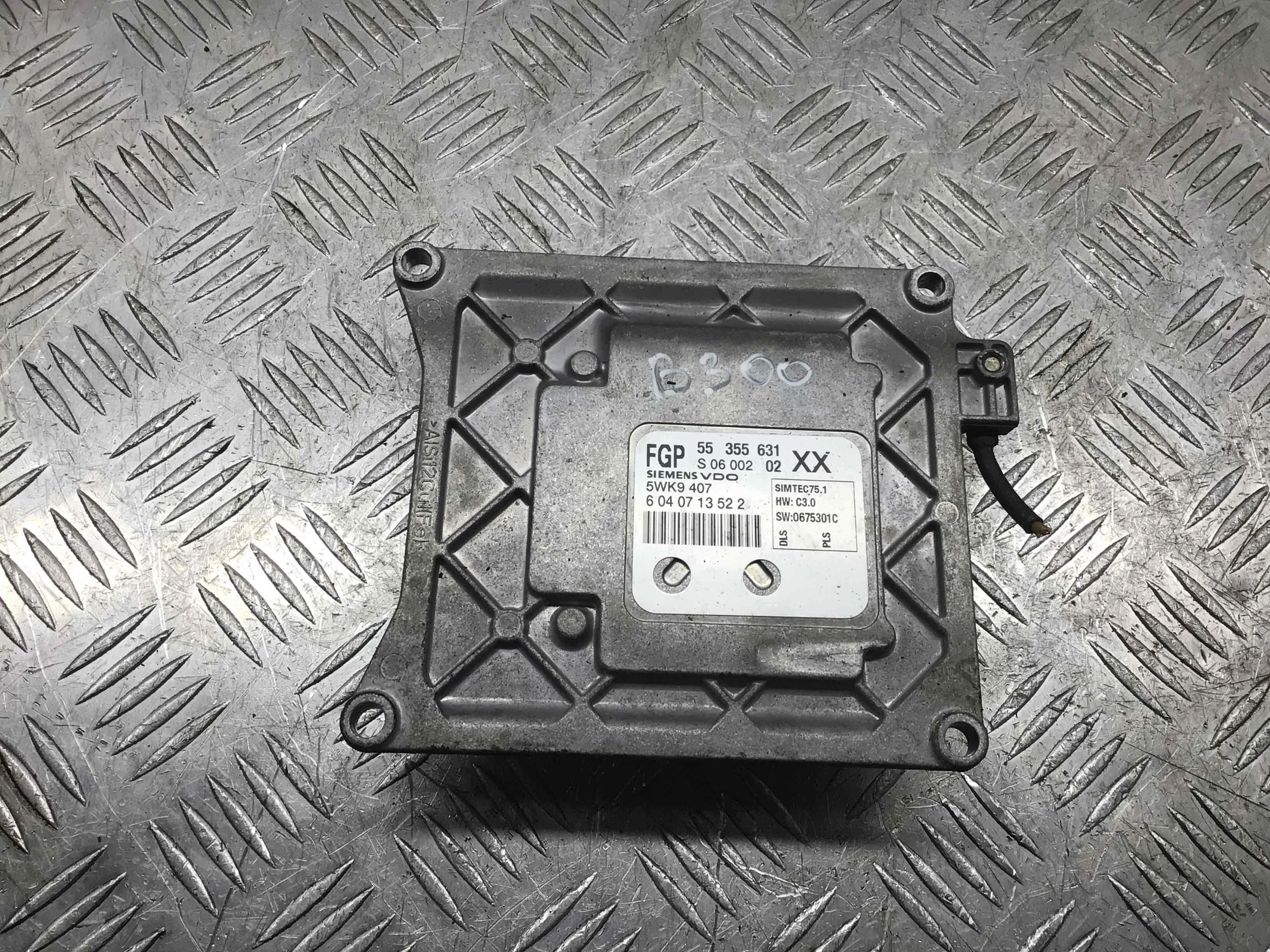 Блок управления двигателем Opel Vectra C [рестайлинг] (2005-2009) бензин 1.8 i Механика Универсал