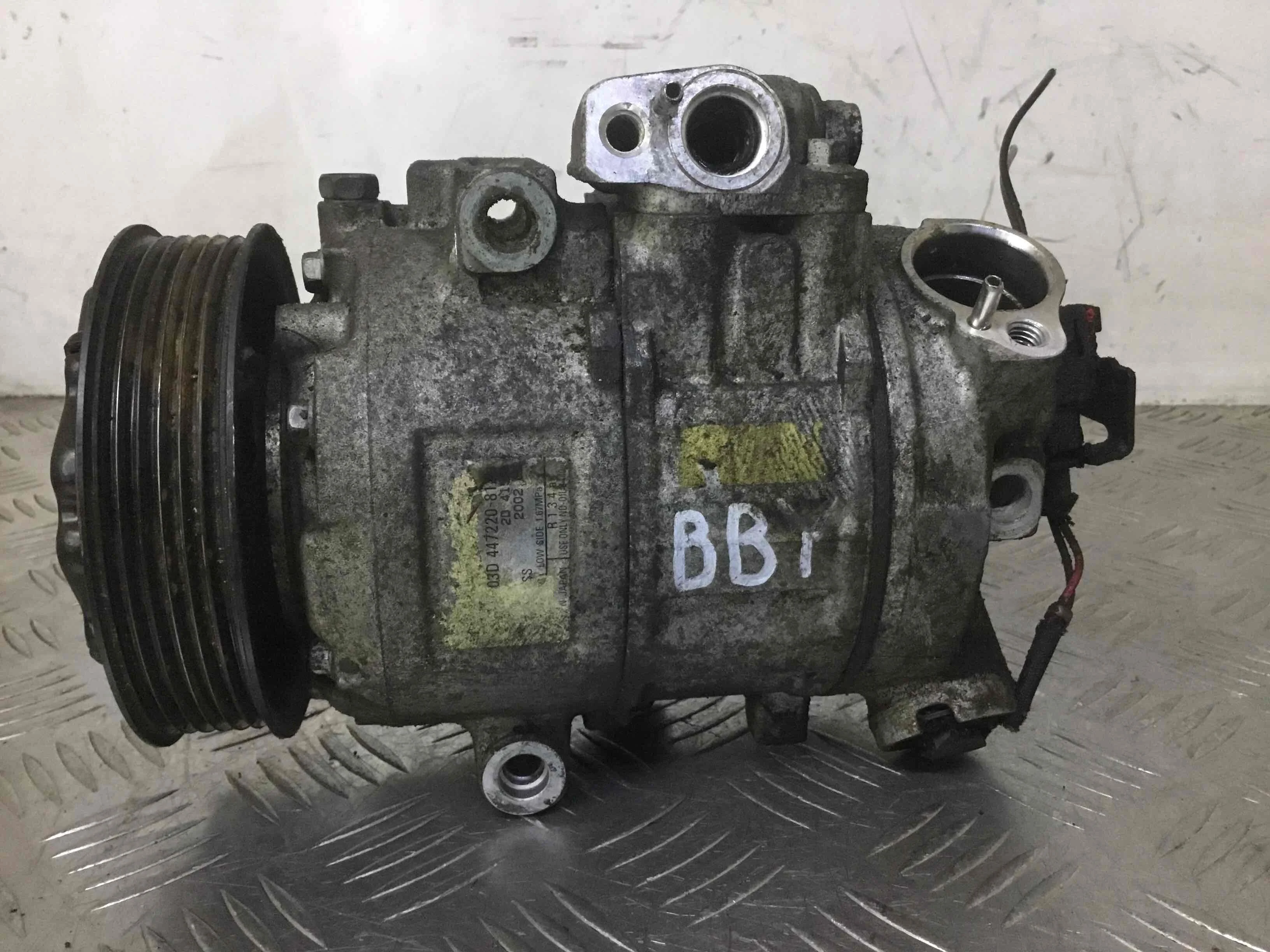 Компрессор кондиционера Volkswagen Polo 4 поколение (2001-2005) бензин 1.4 i Механика Х/б