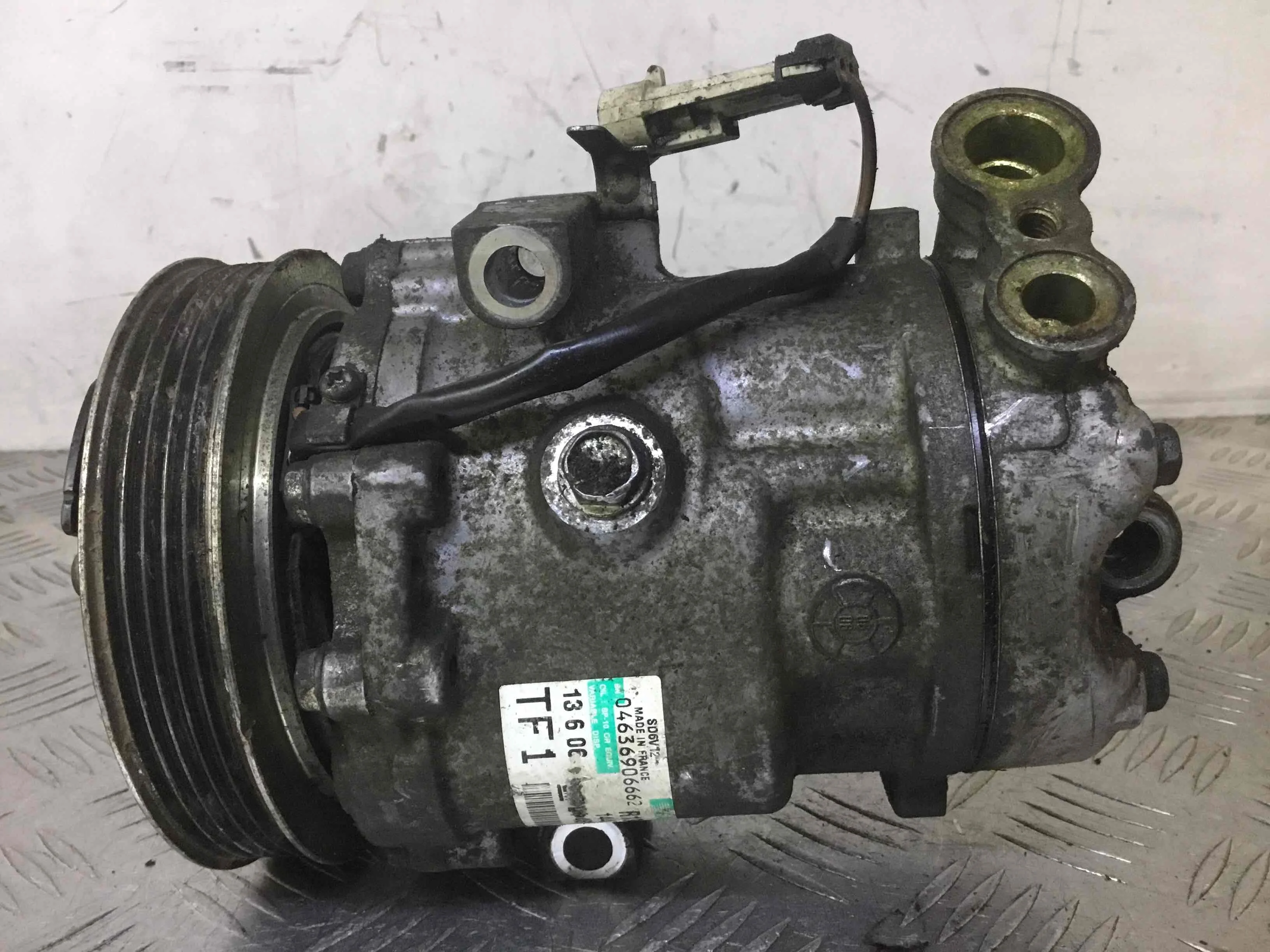 Компрессор кондиционера Opel Meriva 1 поколение [рестайлинг] 2004 - 2010 бензин 1.4 i Механика Х/б