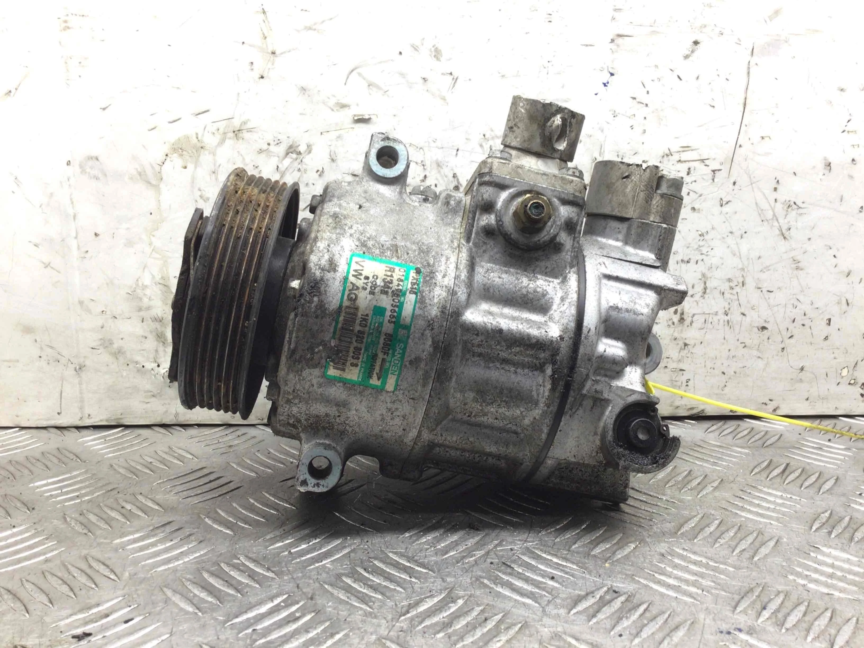 Компрессор кондиционера SEAT Altea 1 поколение (2004-2009) дизель 1.9 TDI Механика Х/б