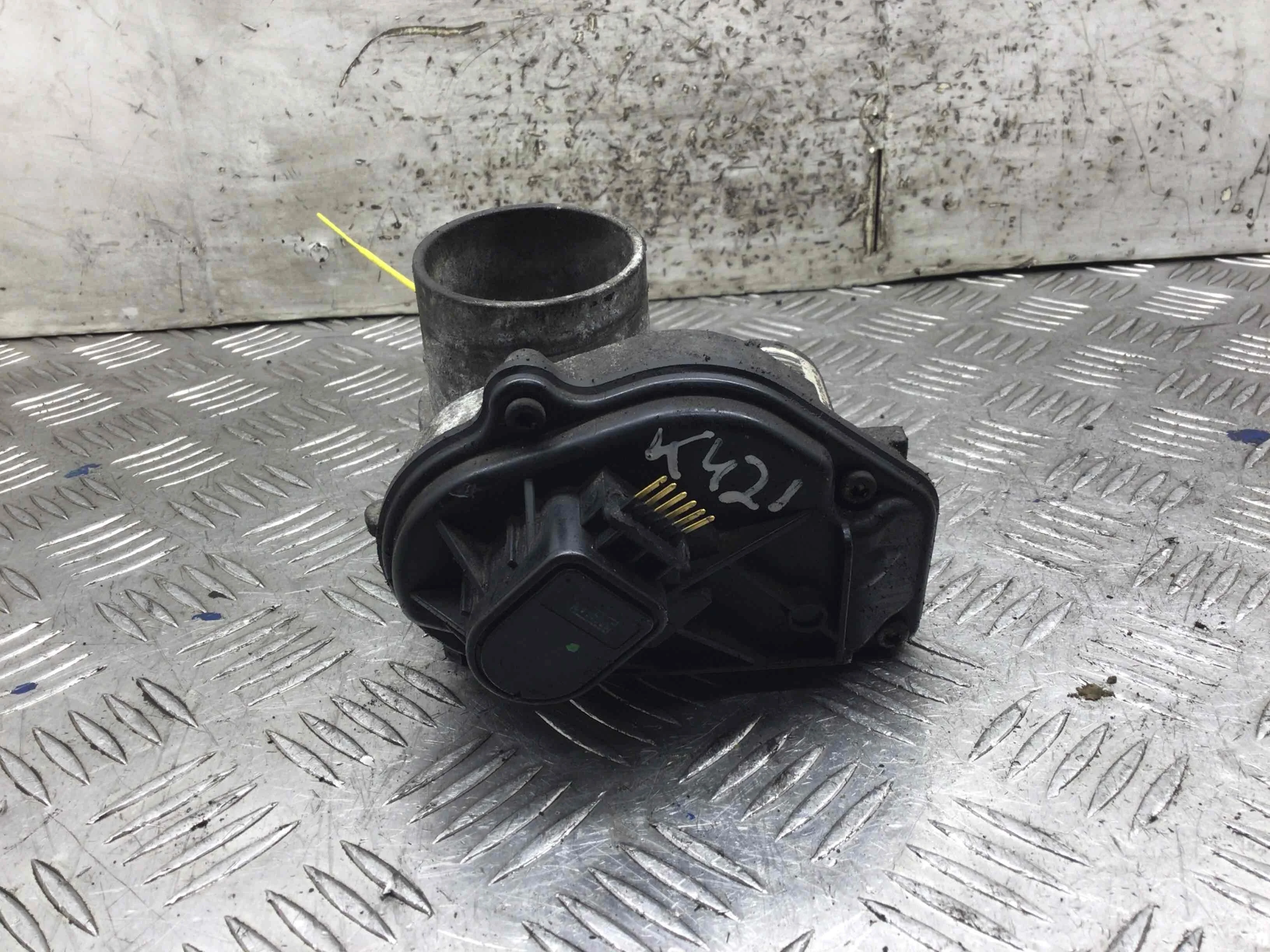 Заслонка дроссельная Ford Focus 2 поколение (2005-2008) бензин 1.6 i Механика Х/б