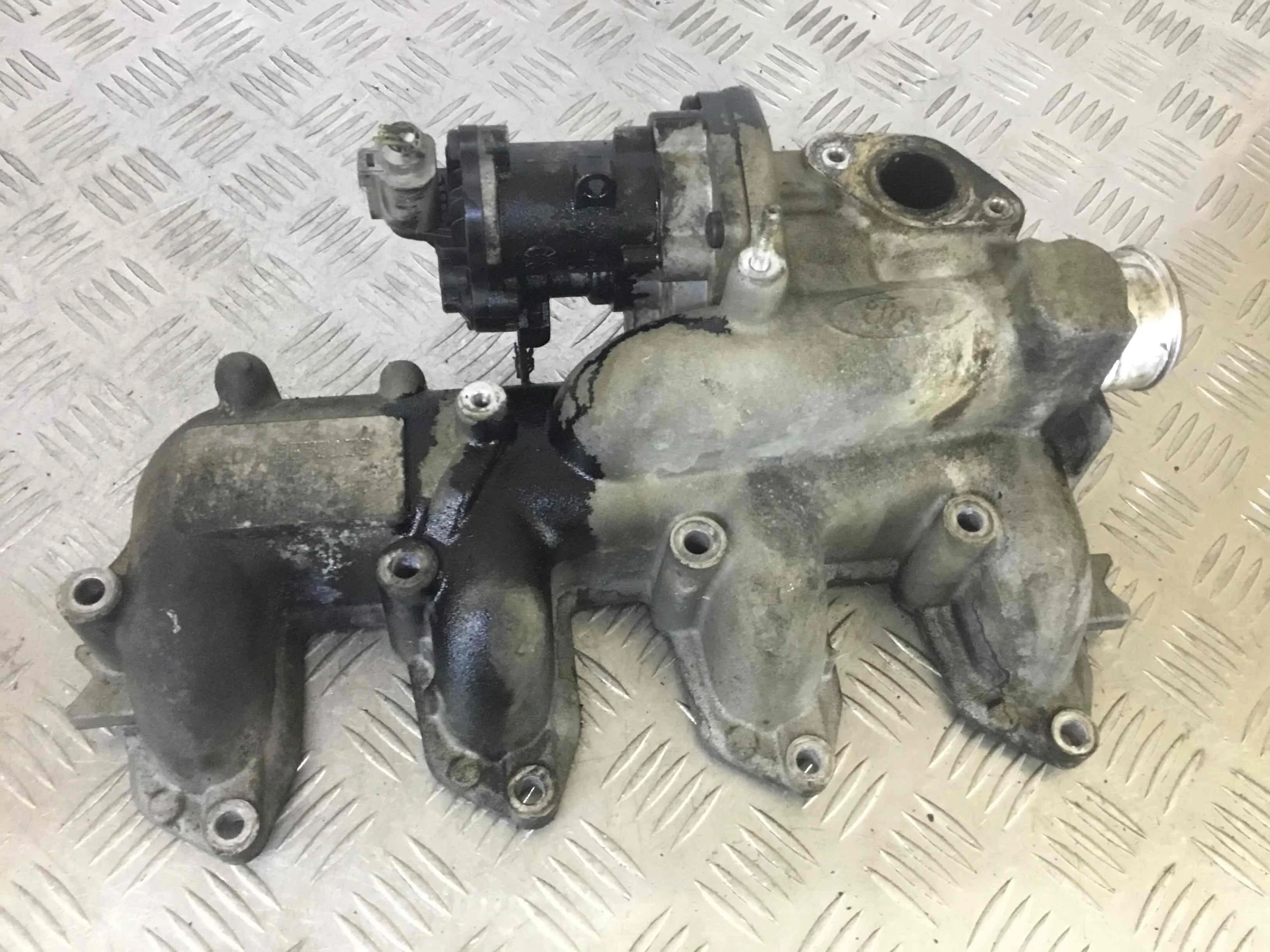 Коллектор впускной Ford Focus 2 поколение (2005-2008) дизель 1.8 TDCi Механика Х/б