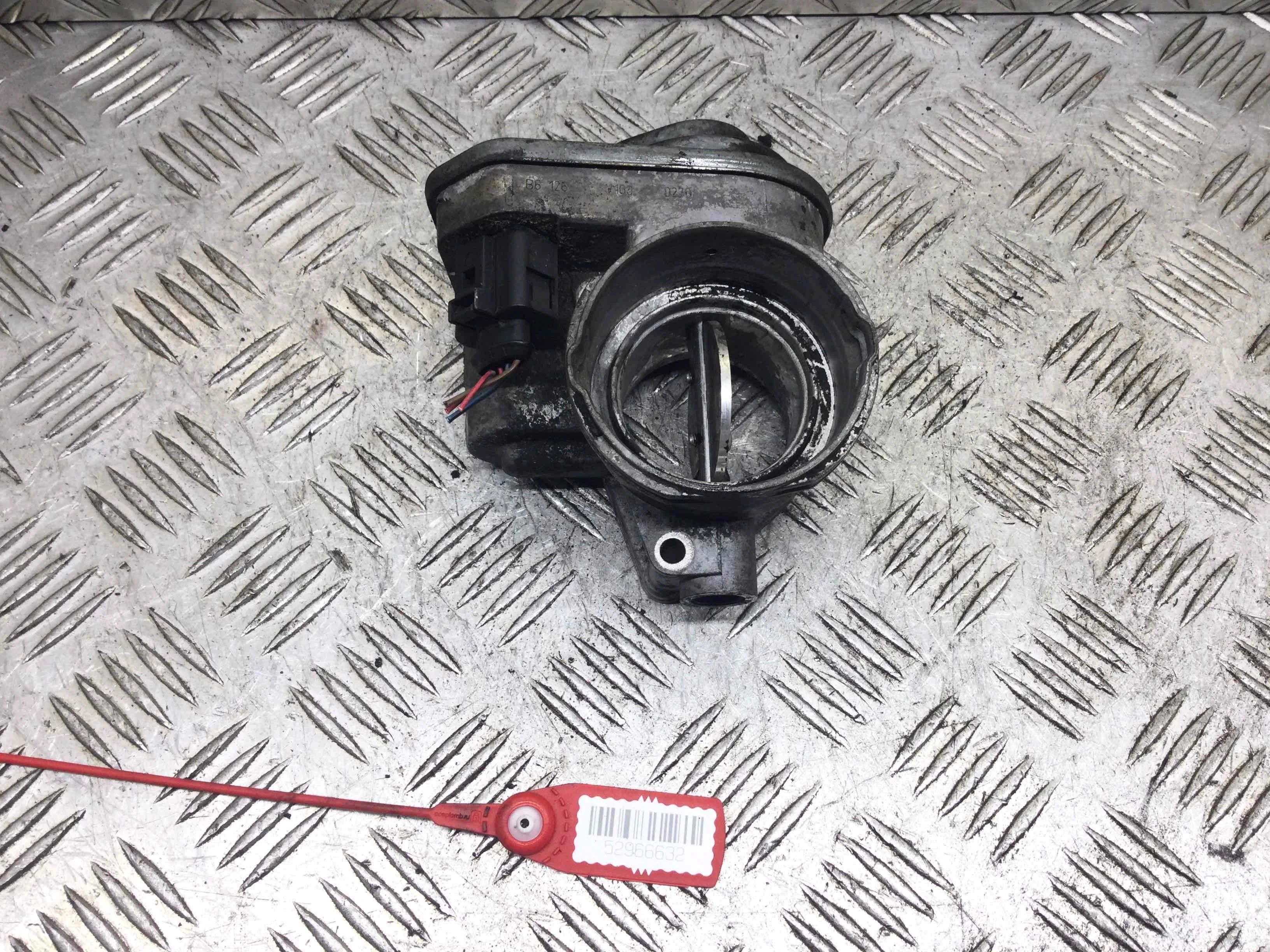 Заслонка дроссельная Skoda Fabia 2 поколение (2007-2010) дизель 1.9 TDI Механика Х/б