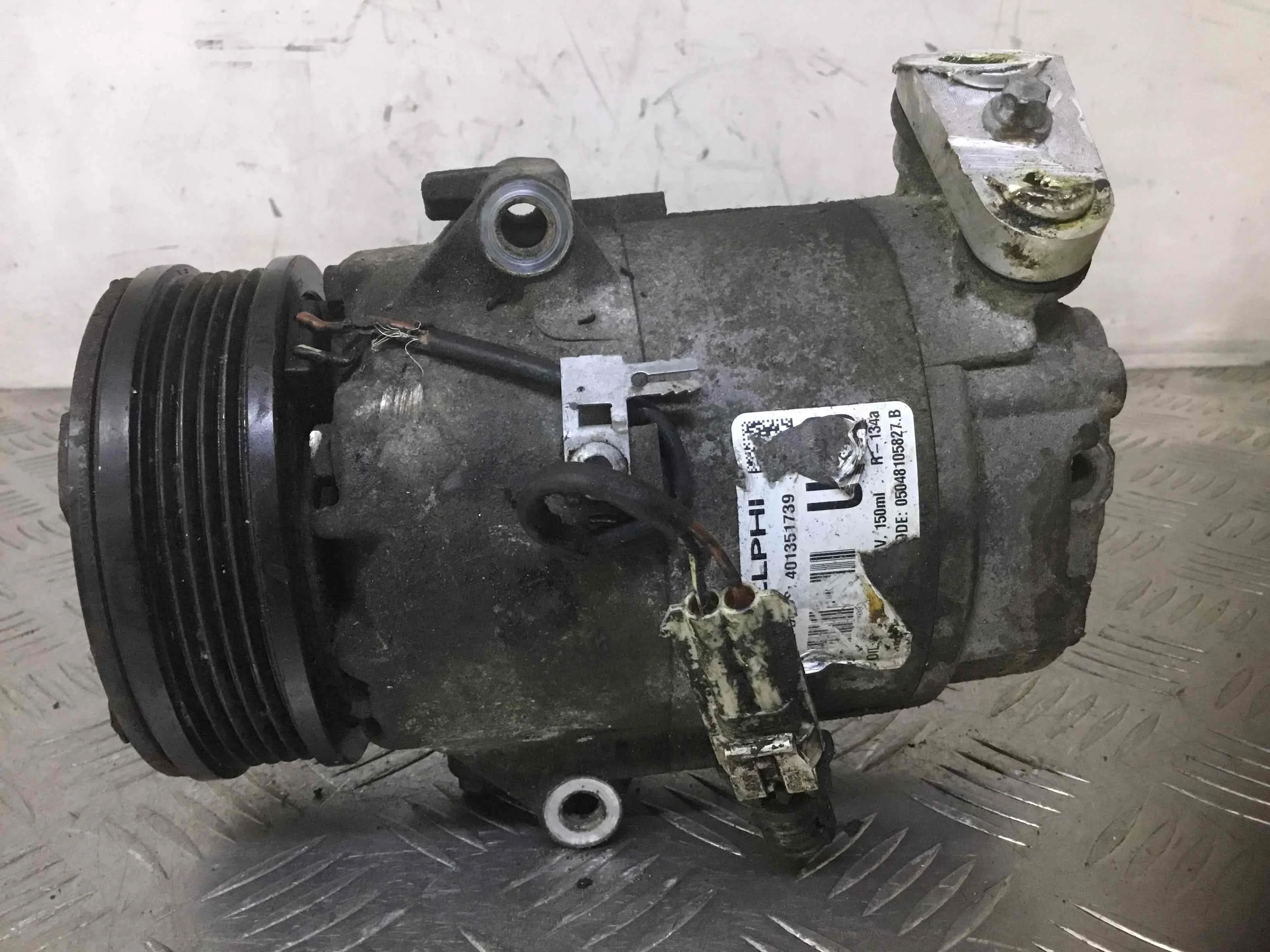 Компрессор кондиционера Opel Astra H 2004-2007 бензин 1.4 i Механика Седан