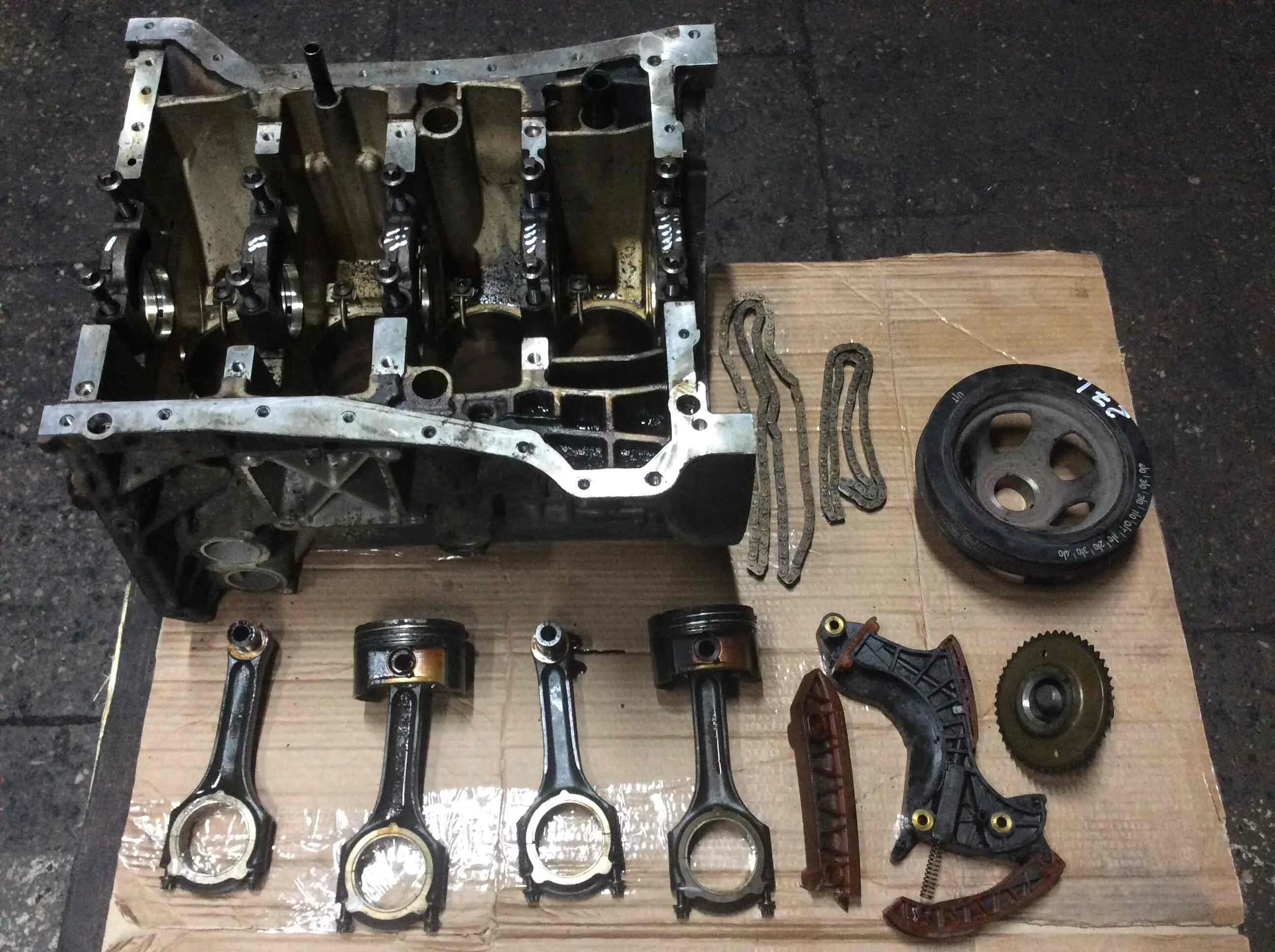 Блок цилиндров Mercedes C-klasse W204/S204 (2007-2012) бензин 1.8 i Механика Седан