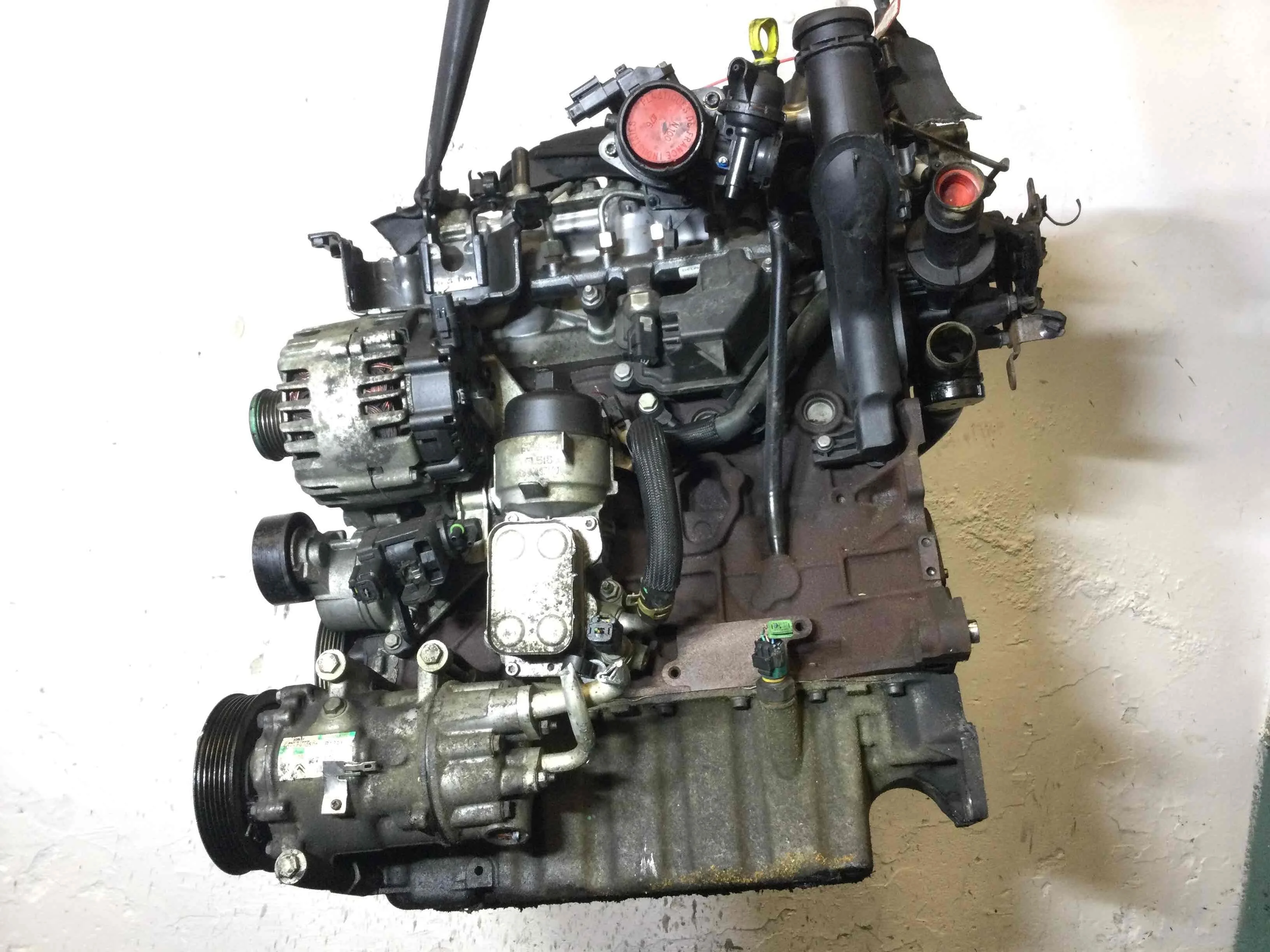 Двигатель Citroen C4 1 поколение [рестайлинг] 2008 - 2010 дизель 2.0 HDi Механика Седан