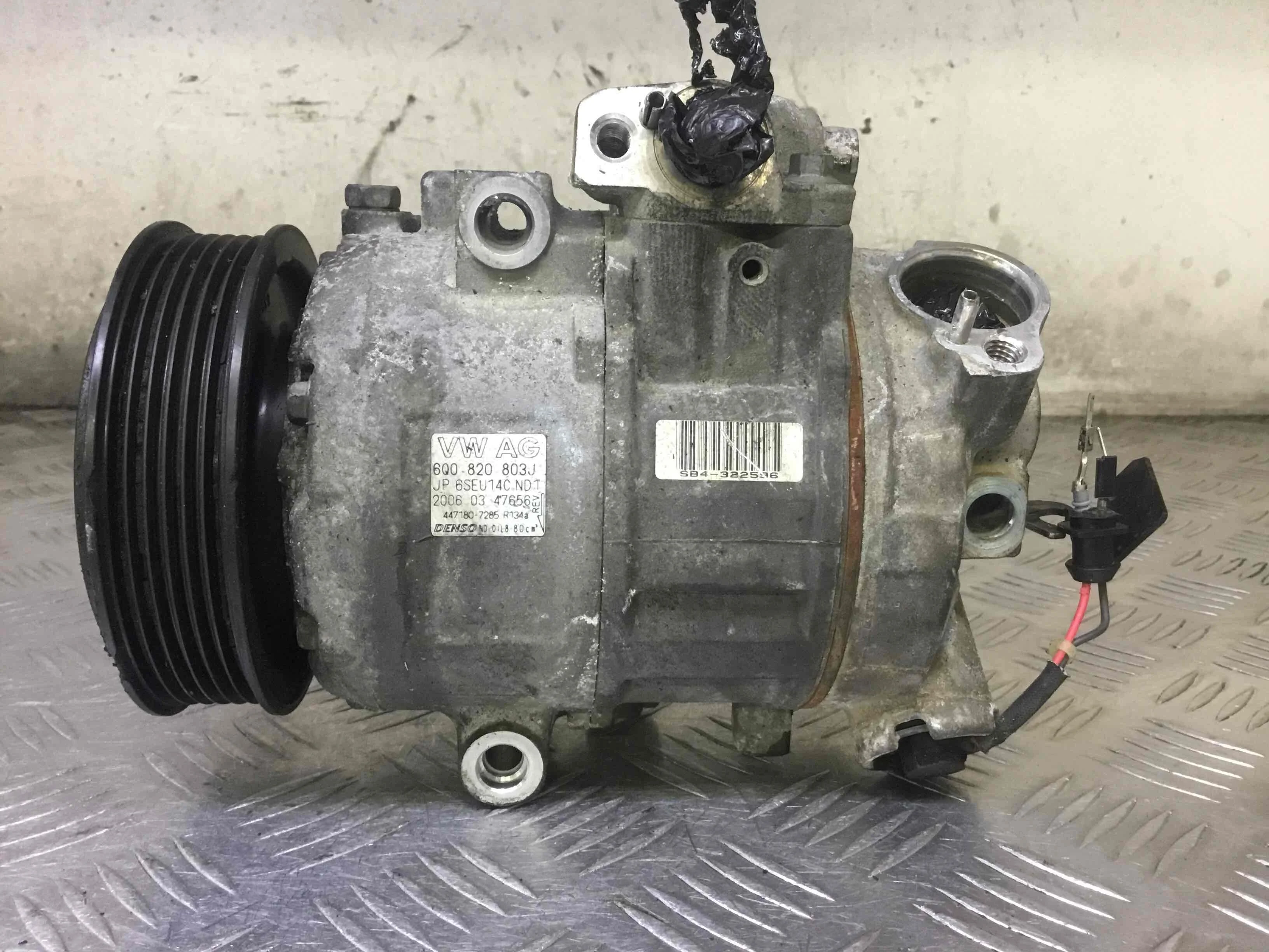 Компрессор кондиционера Skoda Fabia 1 поколение (1999-2004) дизель 1.9 TDI Механика Х/б