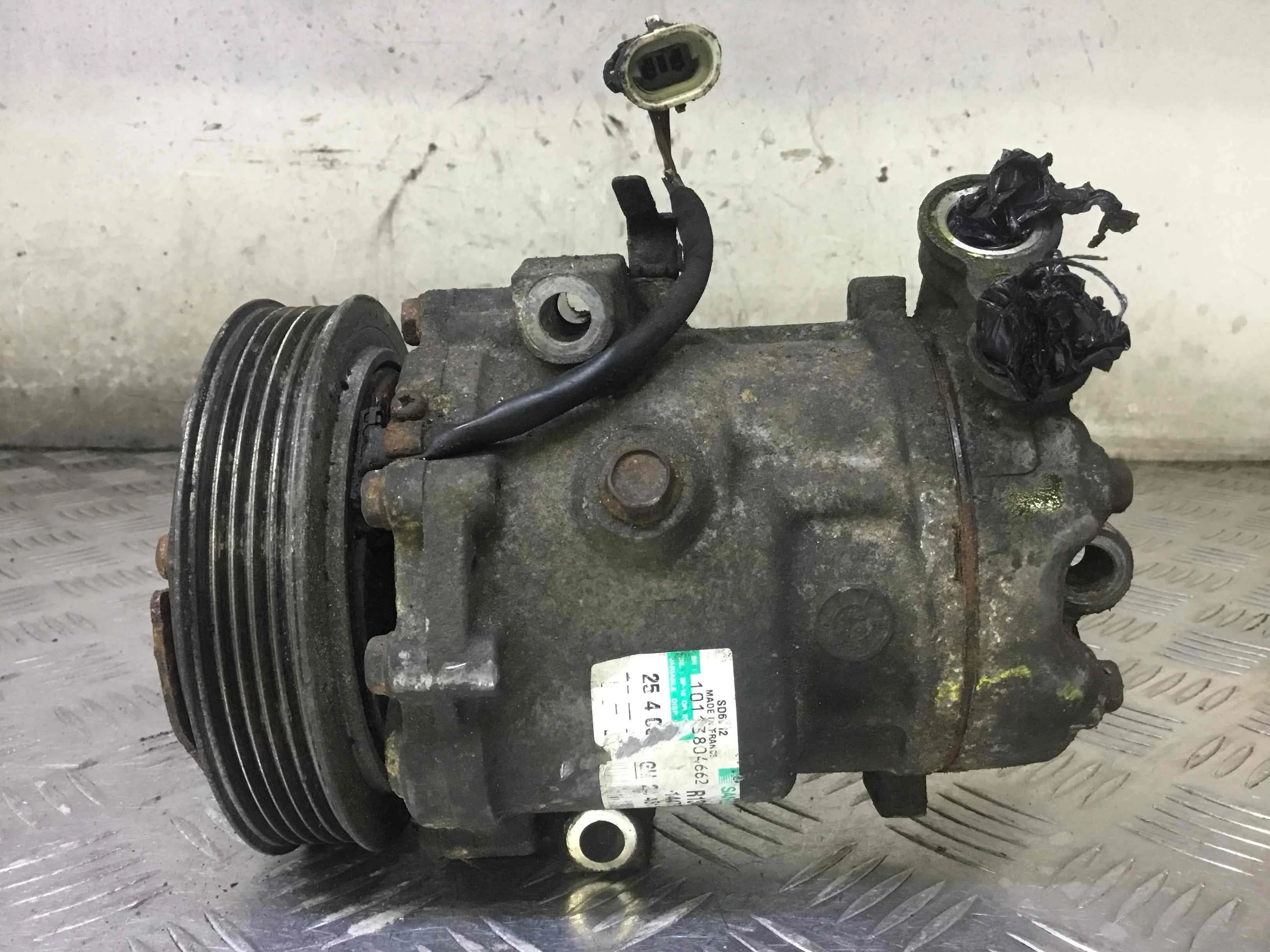 Компрессор кондиционера Opel Meriva 1 поколение 2002 - 2006 бензин 1.4 i Механика Х/б