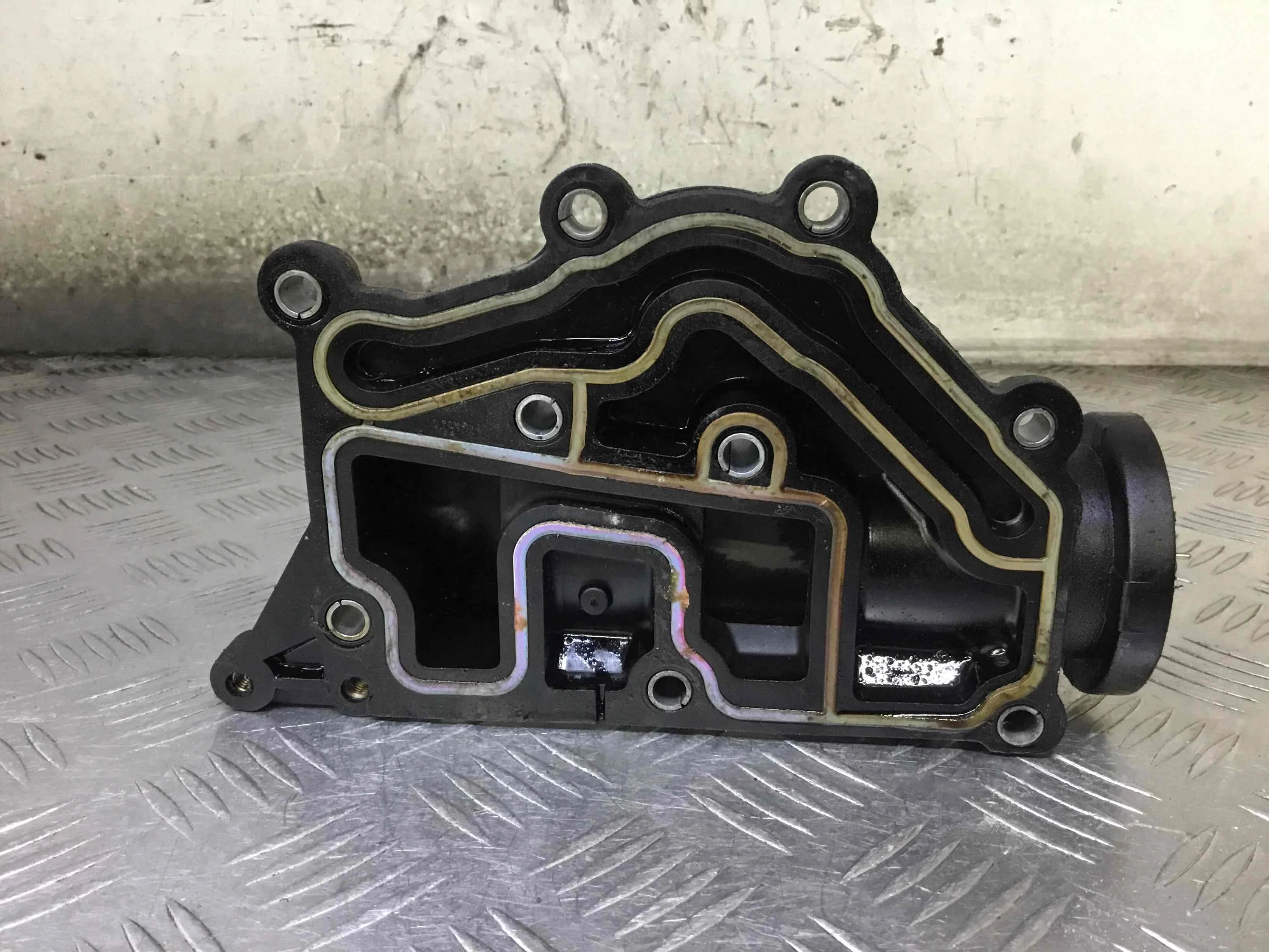 Корпус термостата Renault Scenic 2 поколение (2003-2006) бензин 1.6 i Автомат Х/б