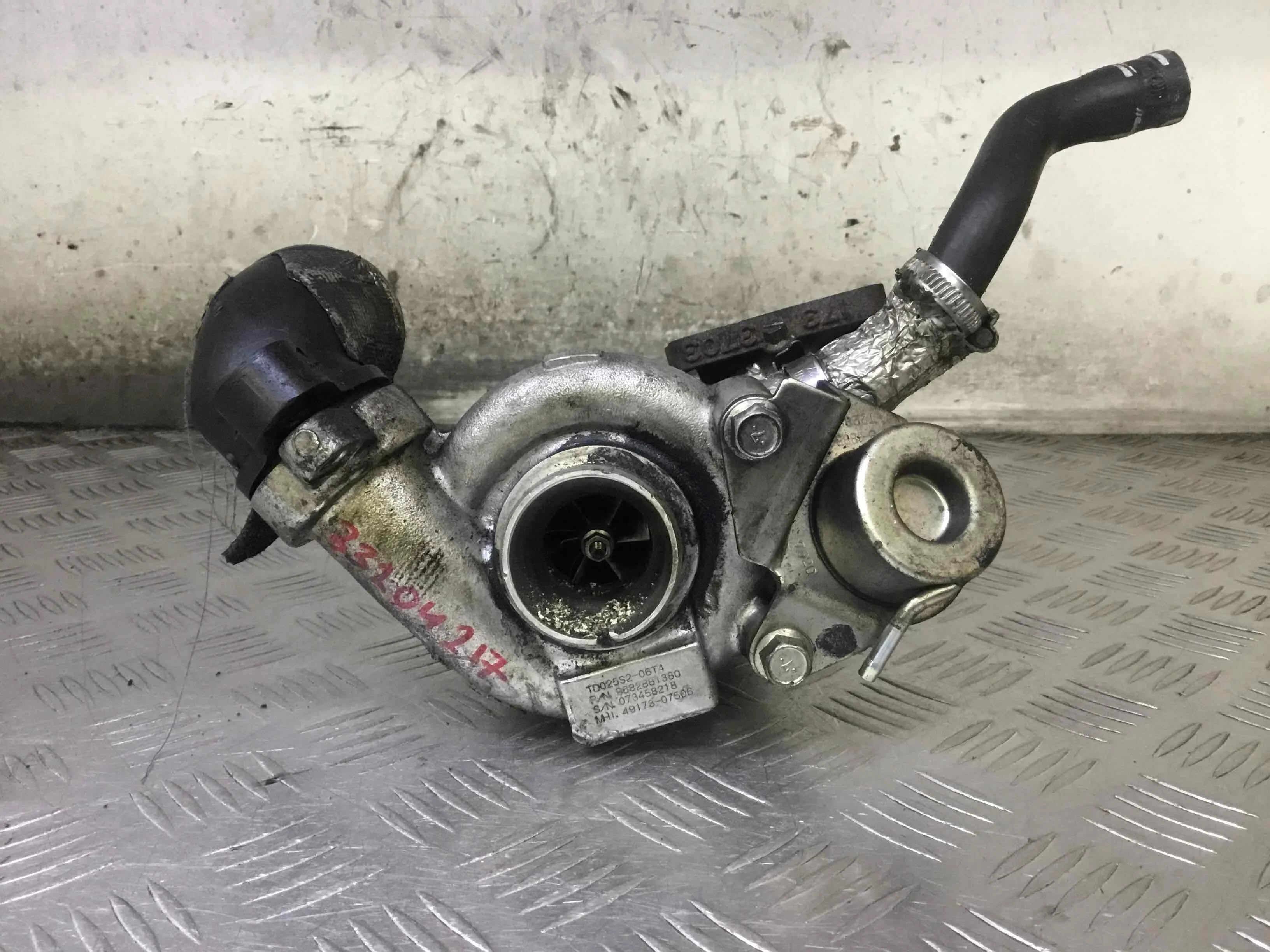 Турбина Peugeot 307 1 поколение (2001-2005) дизель 1.6 DTI Механика Седан