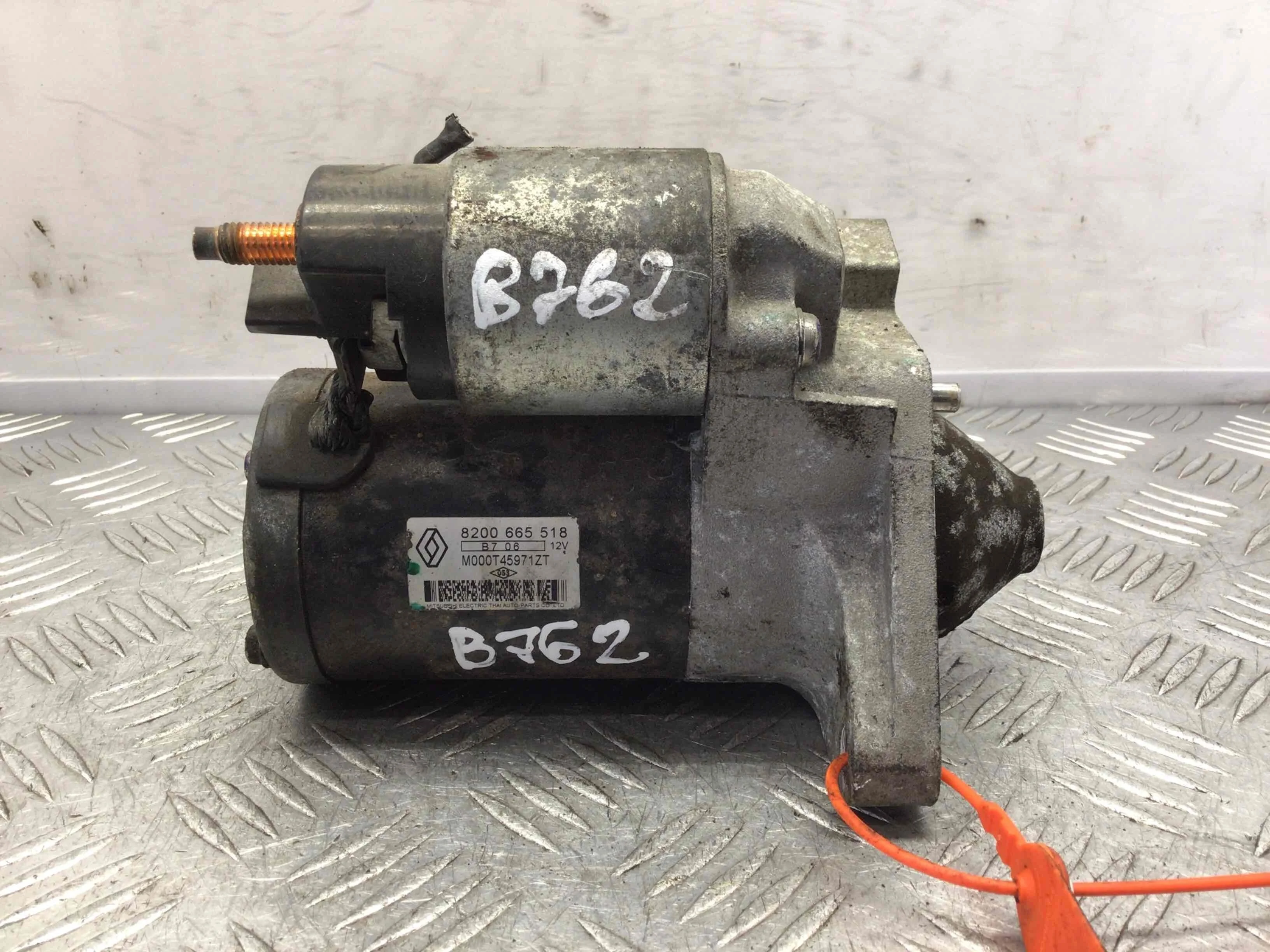 Стартер Renault Scenic 2 поколение (2003-2006) бензин 1.6 i Механика Х/б