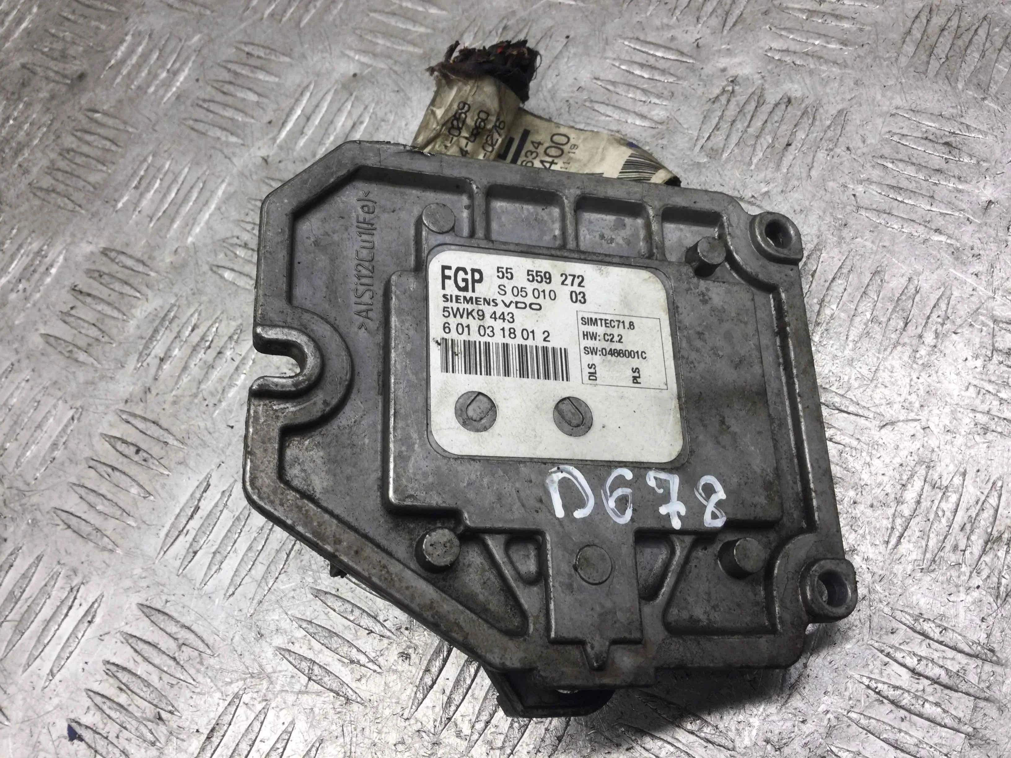 Блок управления двигателем Opel Astra H 2004-2007 бензин 1.8 i Автомат Седан