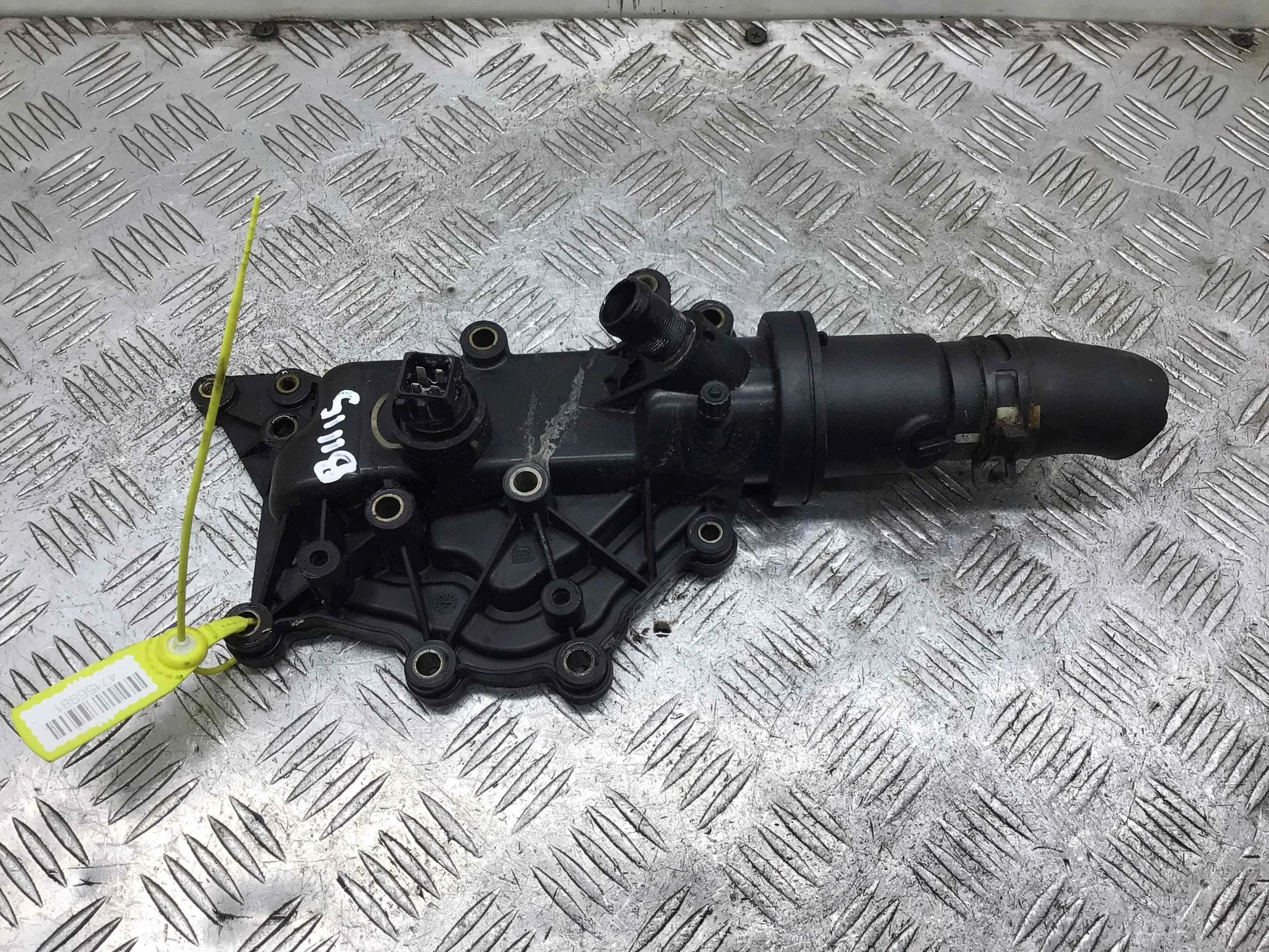 Корпус термостата Renault Megane 2 поколение [рестайлинг] (2006-2009) бензин 1.6 i Автомат Х/б