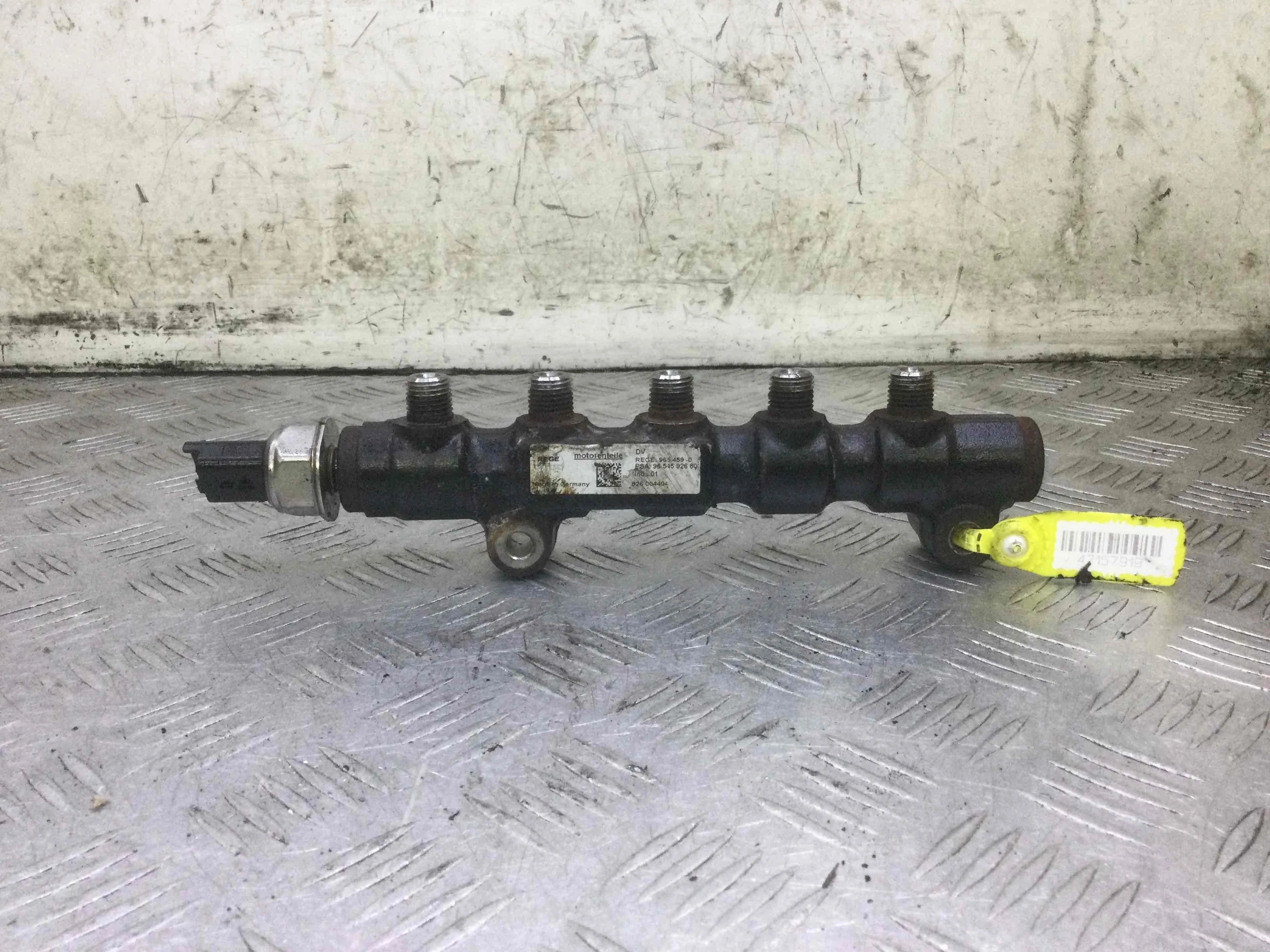 Топливная рампа Peugeot 307 1 поколение (2001-2005) дизель 1.6 HDI Механика