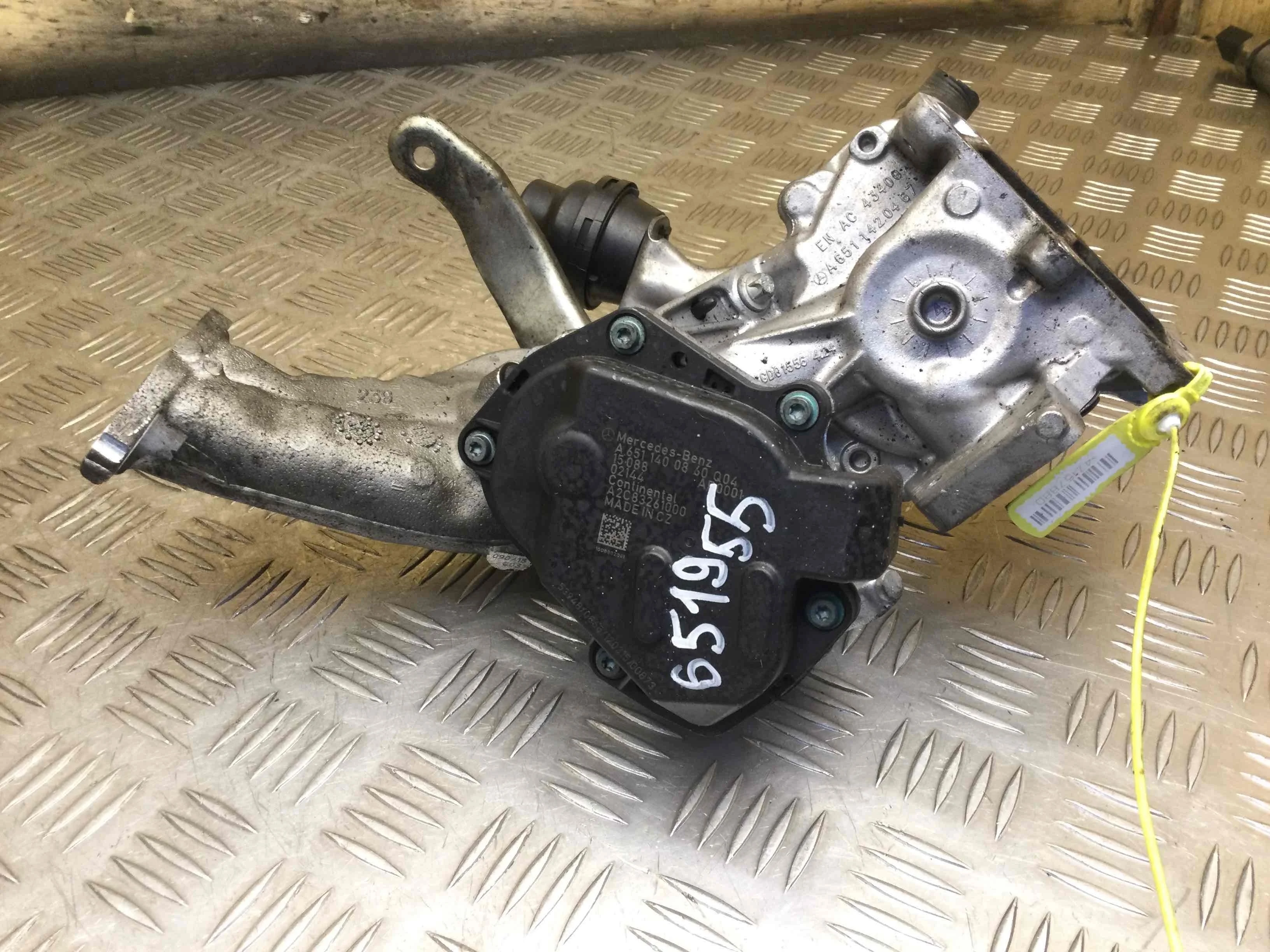 Клапан EGR Mercedes Sprinter Sprinter II (w906) 2006 - 2017 дизель 2.2 CDI Механика Микроавтобус