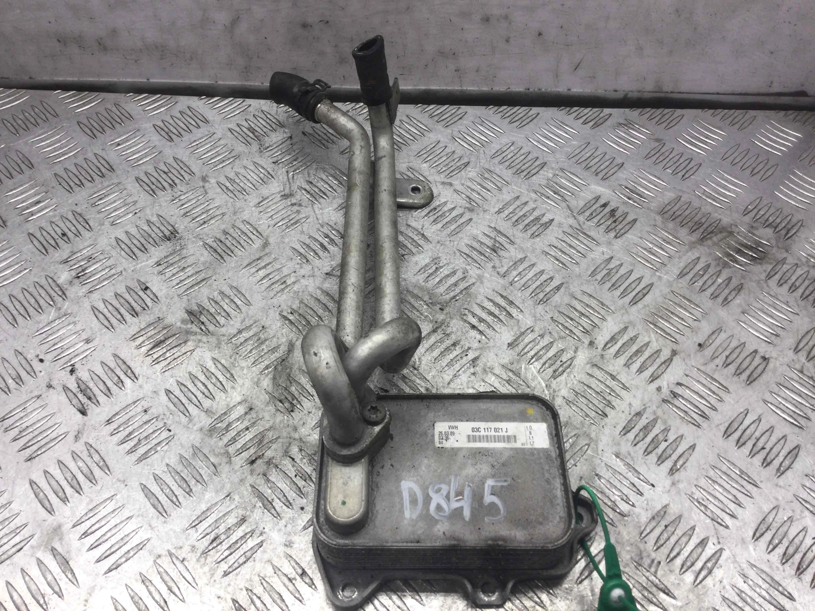 Теплообменник масляного фильтра Volkswagen Golf 6 поколение (2008-2015) бензин 1.4 TSI Механика Х/б