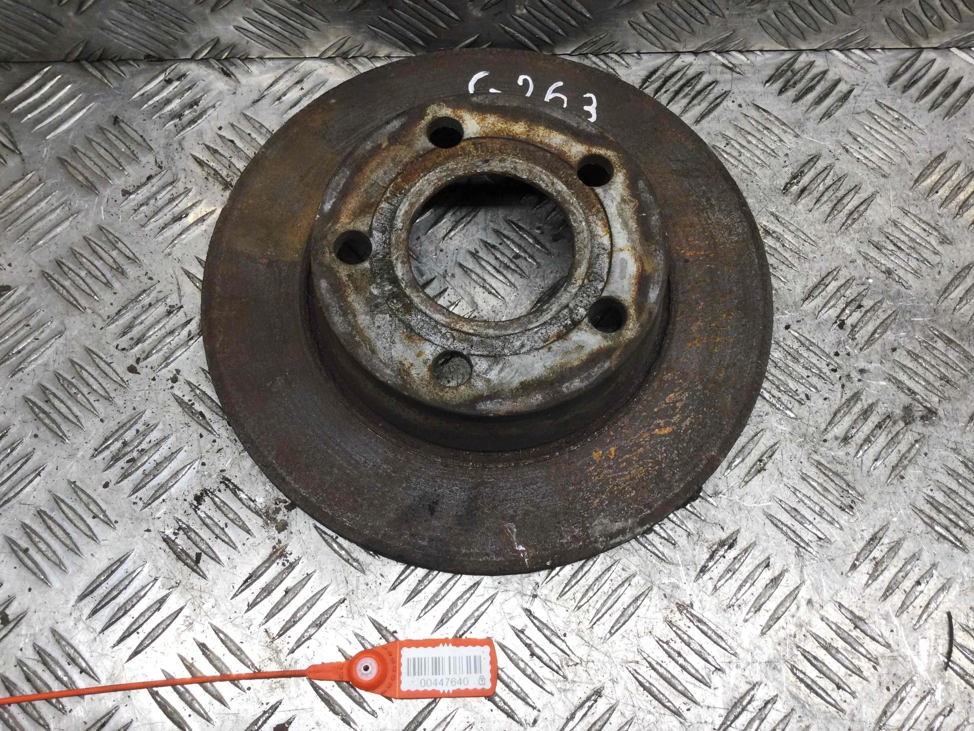 Диск тормозной задний Audi A6 C5/4B (1997-2004) дизель 2.5 TDI Механика Седан