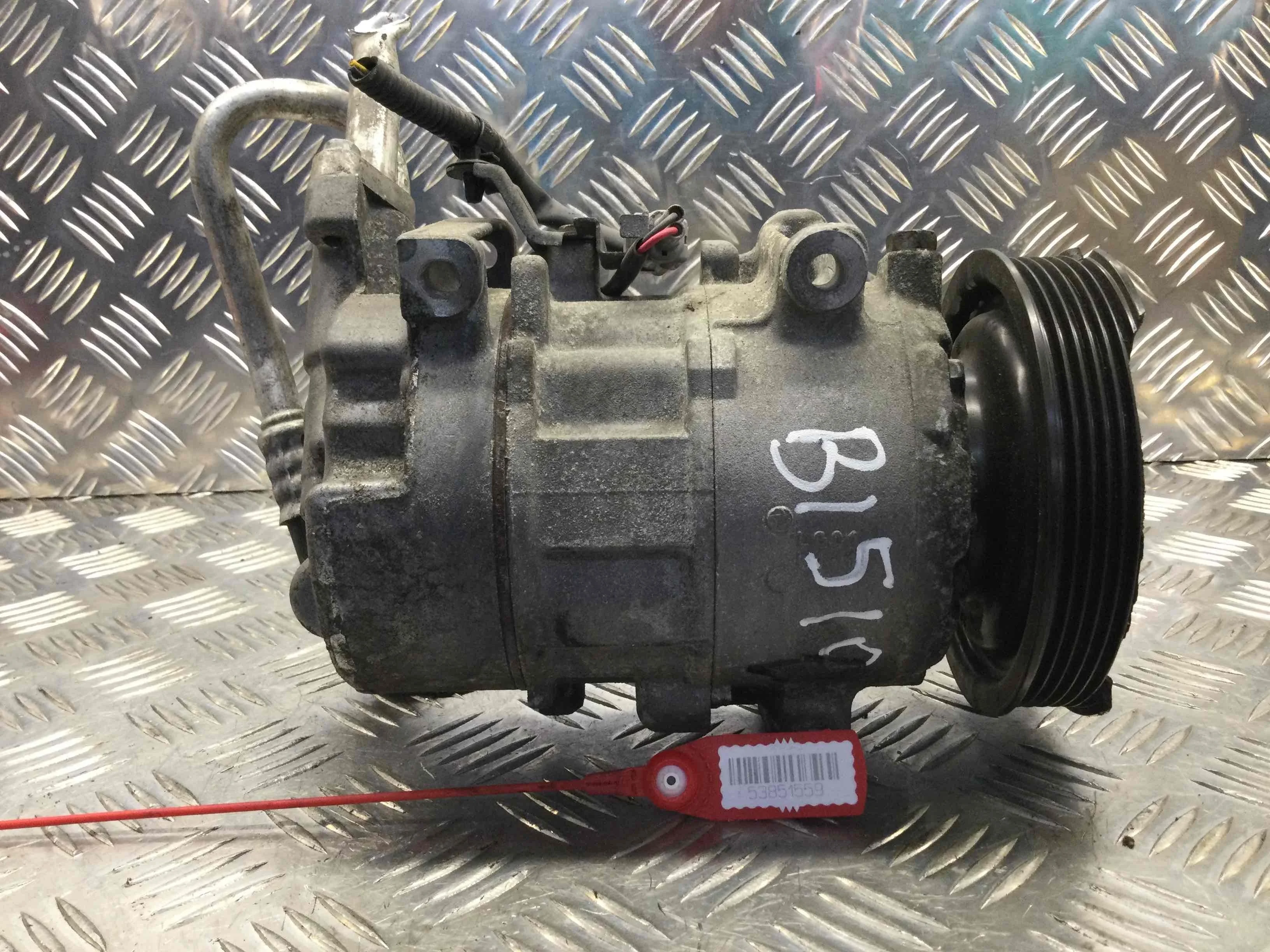 Компрессор кондиционера Renault Megane 2 поколение (2002-2006) бензин 1.6 i Механика Х/б