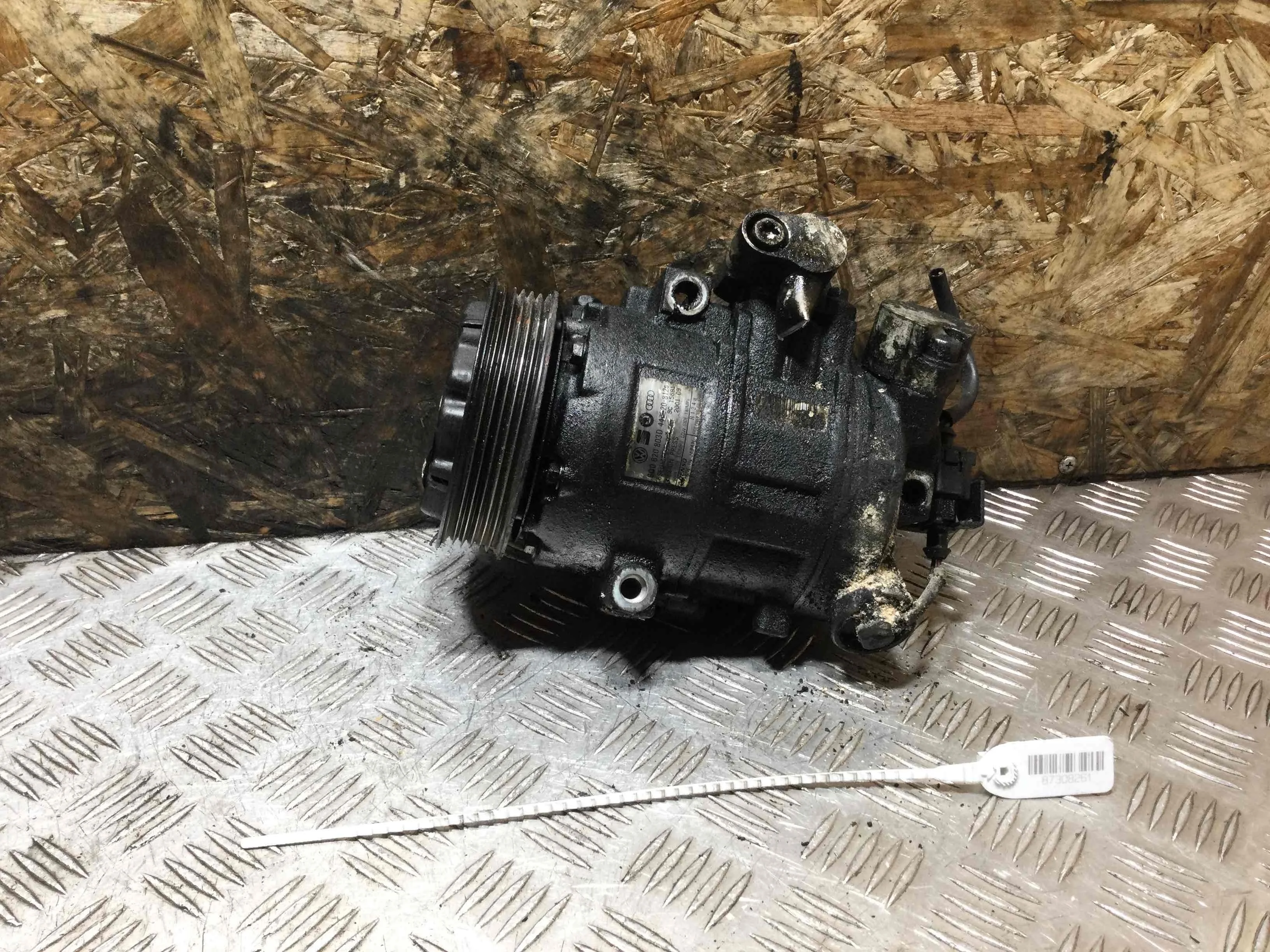 Компрессор кондиционера Volkswagen Polo 4 поколение (2001-2005) дизель 1.4 TDI Механика Х/б