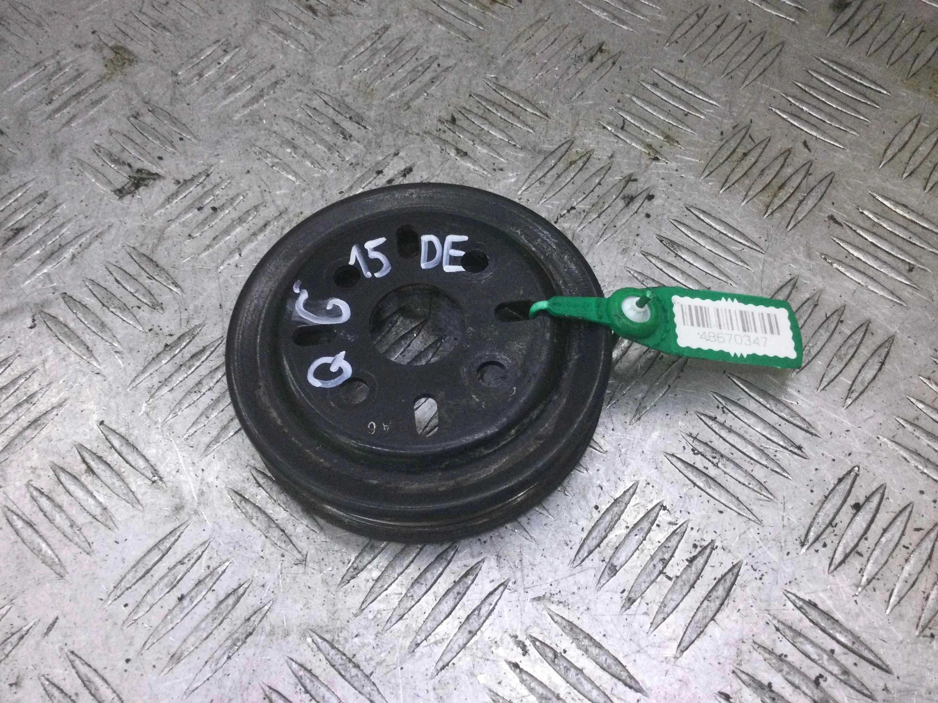 Шкив помпы Nissan Almera N16 [рестайлинг] (2003-2006) бензин 1.5 i Механика