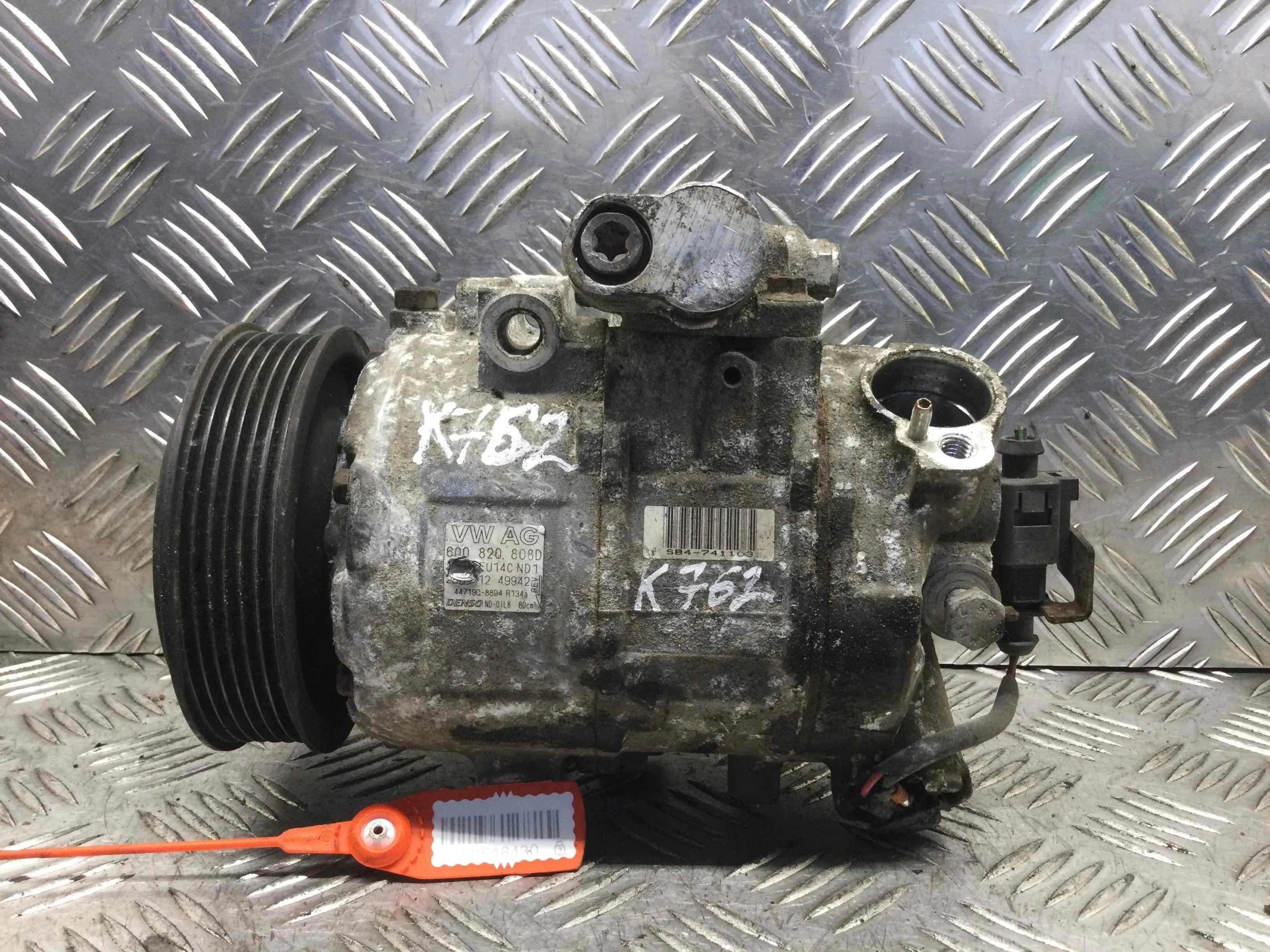Компрессор кондиционера Volkswagen Polo 4 поколение (2001-2005) дизель 1.4 TDI Механика Х/б