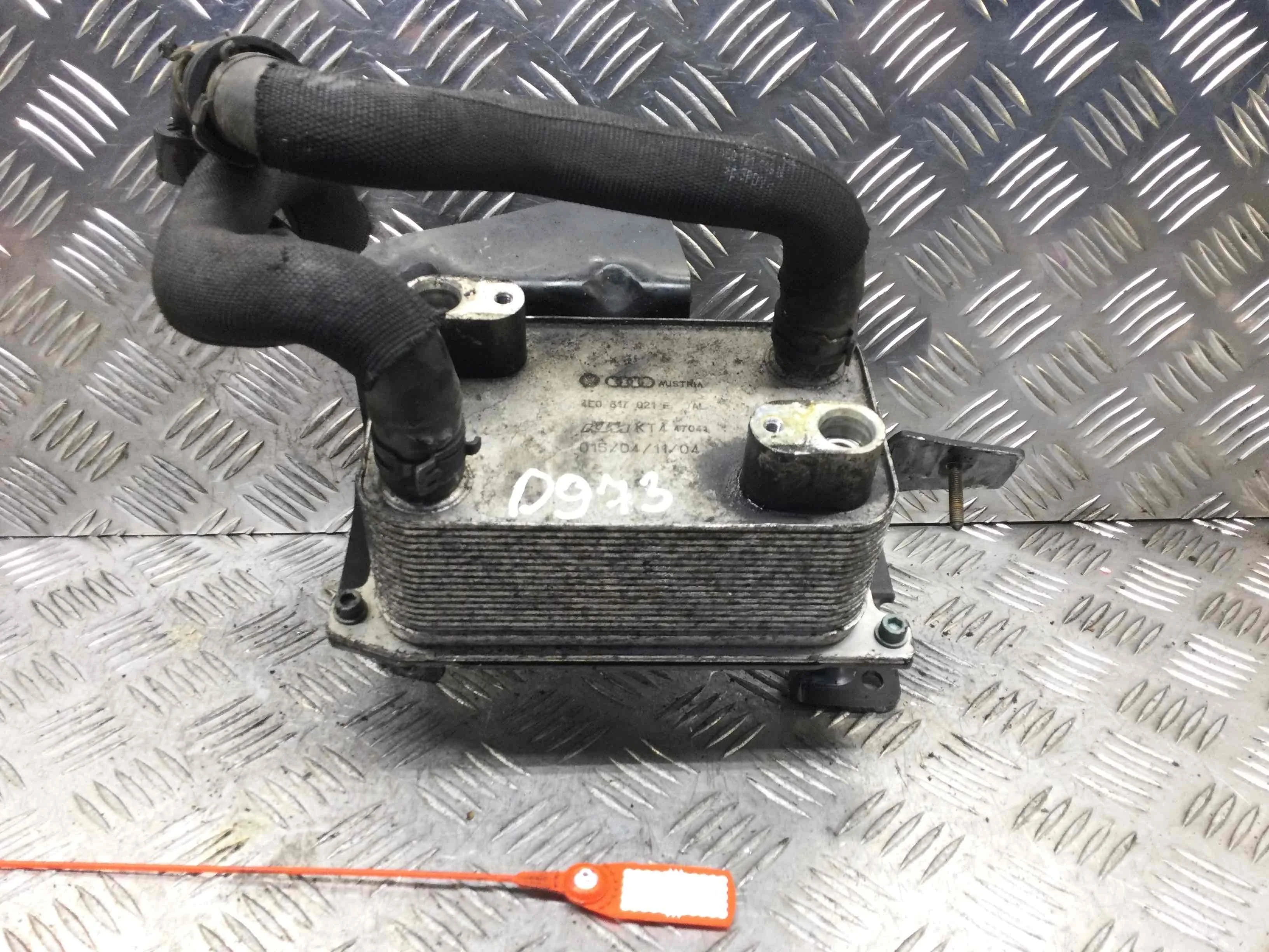 Теплообменник масляного фильтра Audi A8 A8 D3 (4E2) 2002 - 2010 бензин 4.2 i Автомат Седан