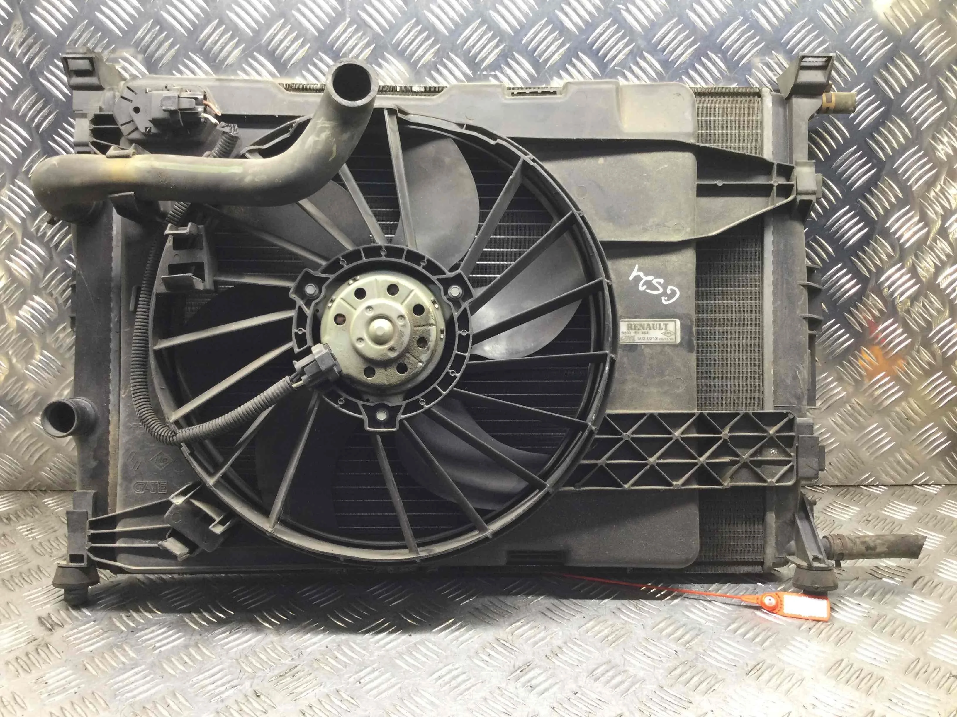 Радиатор (основной) Renault Megane 2 поколение (2002-2006) бензин 2.0 i Механика Х/б