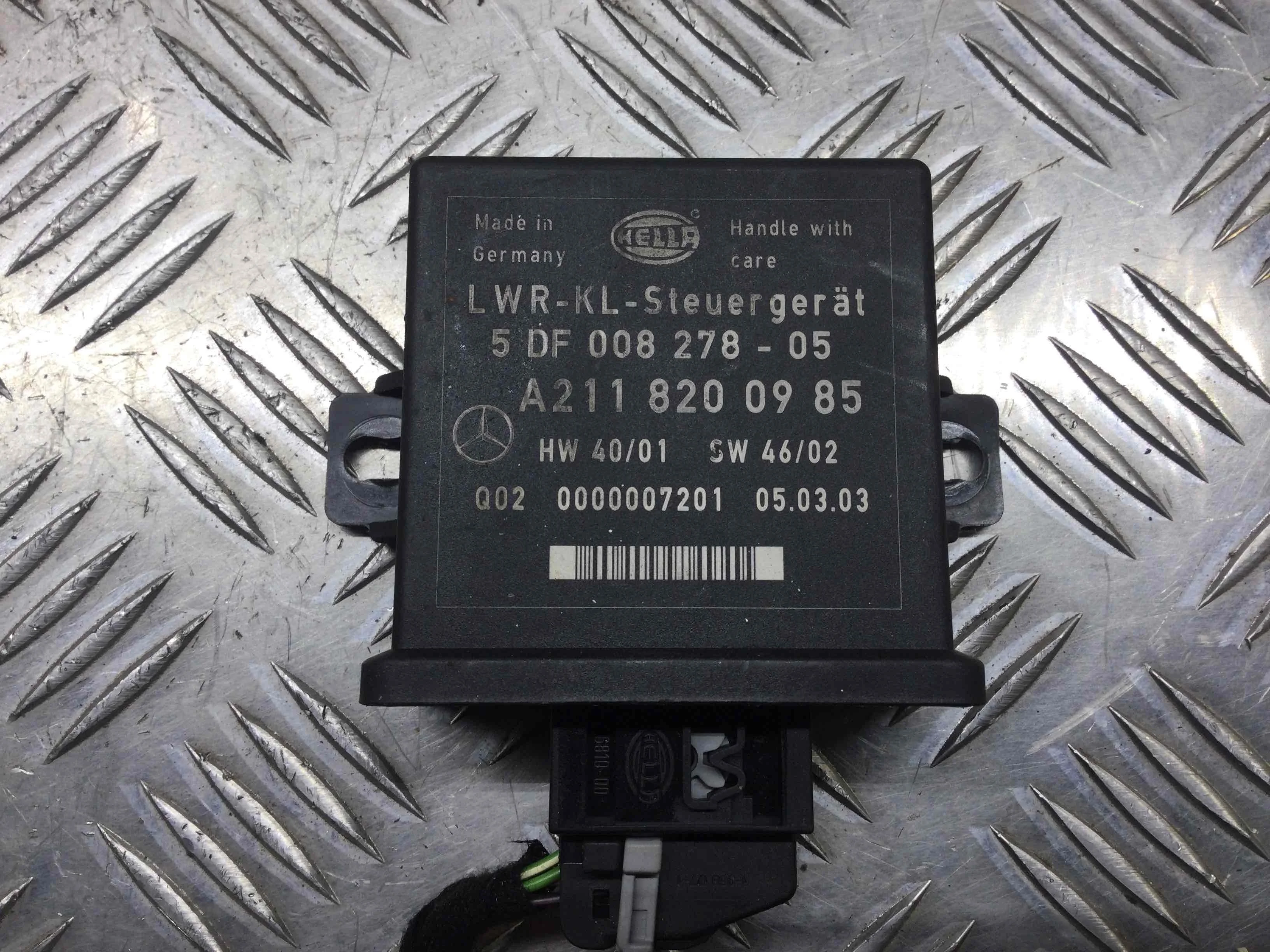 Блок регулировки угла наклона фар Mercedes E-klasse E-klasse (W211) 2002 - 2009 дизель 3.2 CDI Автомат Универсал