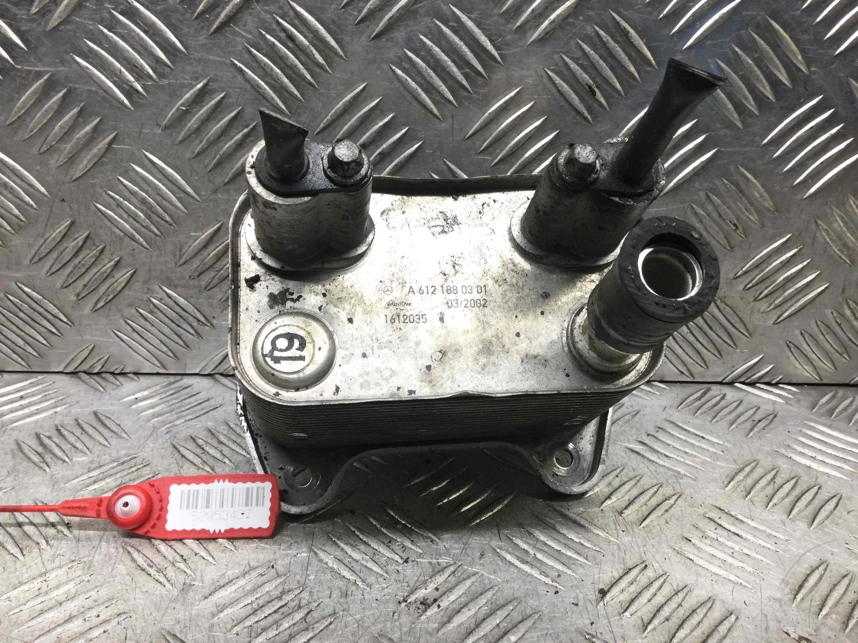 Теплообменник масляного фильтра Mercedes C-klasse W203/S203/CL203 (2000-2004) дизель 2.2 CDI Автомат Седан