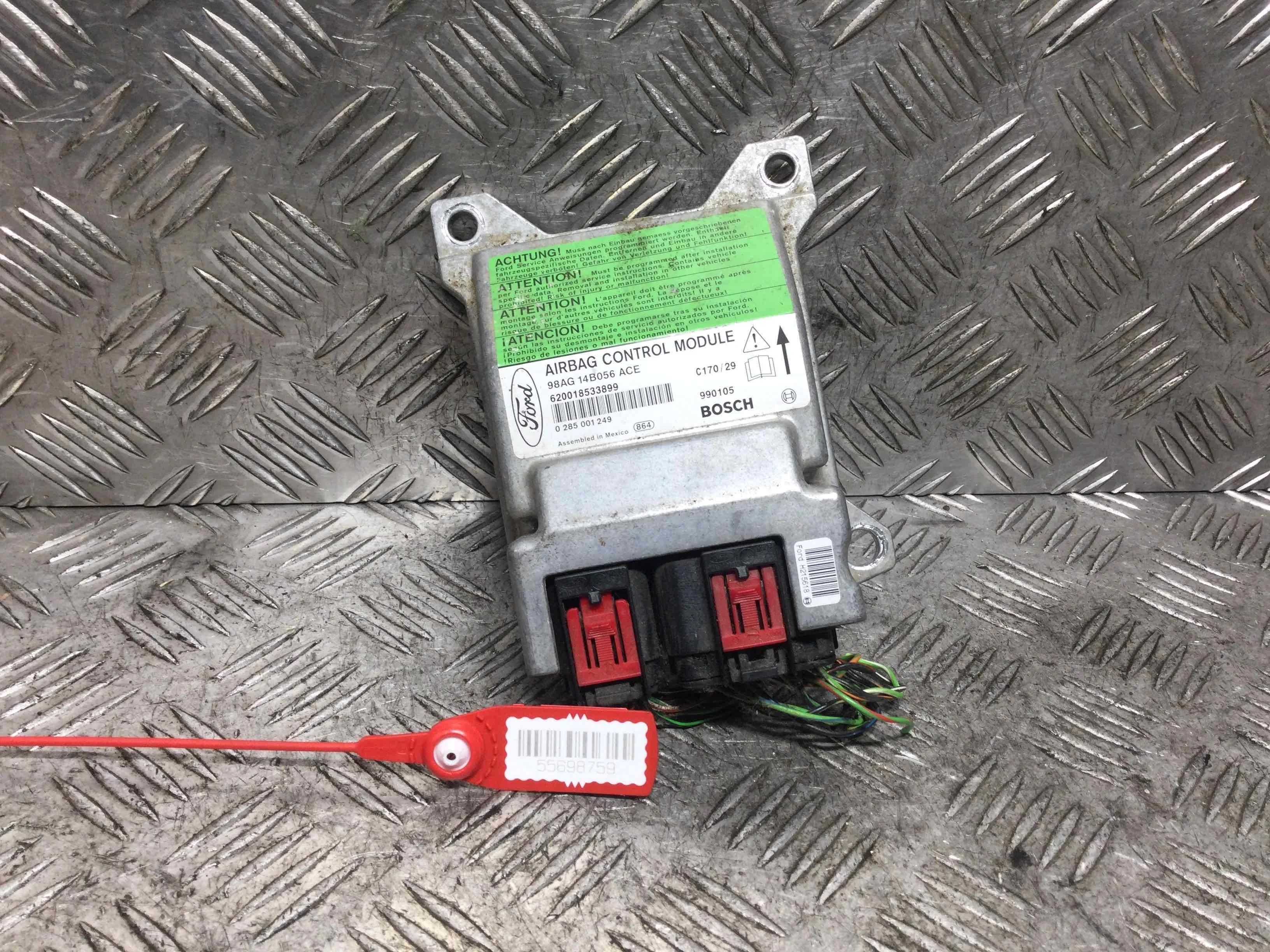 Блок AirBag Ford Focus 1 поколение [рестайлинг] (2001-2005) бензин 1.8 i Механика Универсал