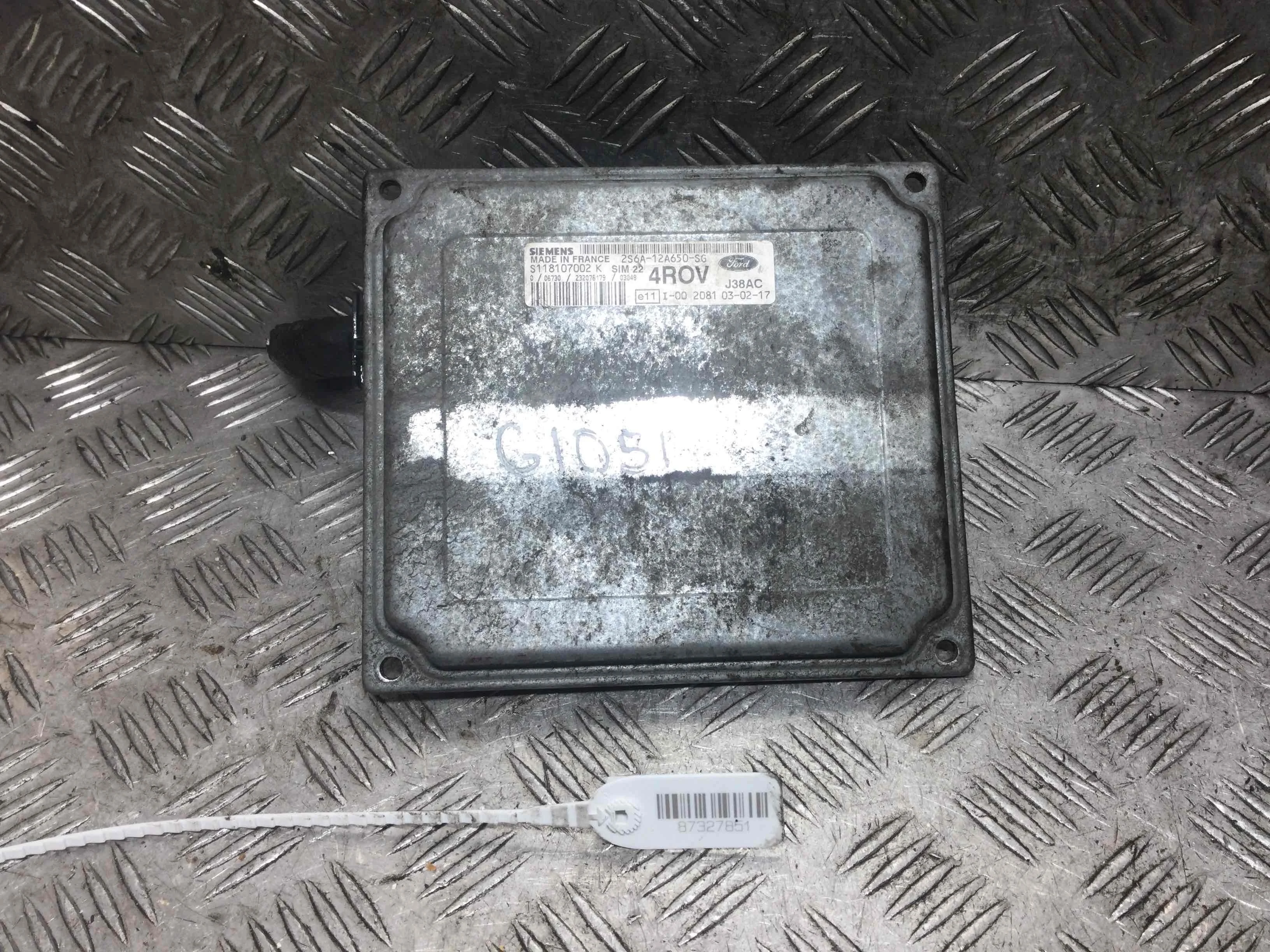 Блок управления двигателем Mazda 2 1 поколение (2003-2005) бензин 1.4 i Механика Х/б