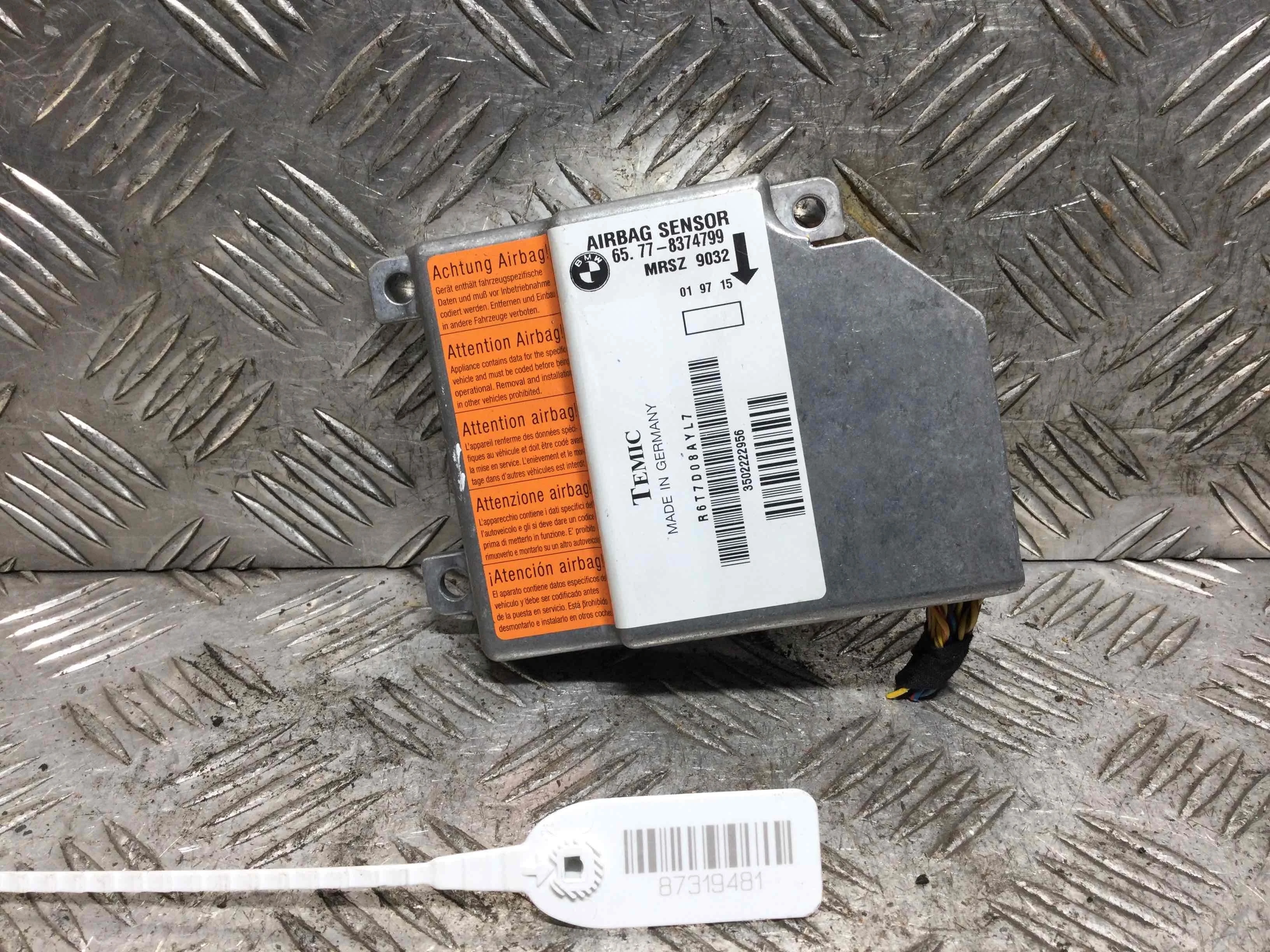 Блок AirBag BMW 5-Series 5-Series E39 1995 - 2004 бензин 2.5 i Механика Универсал