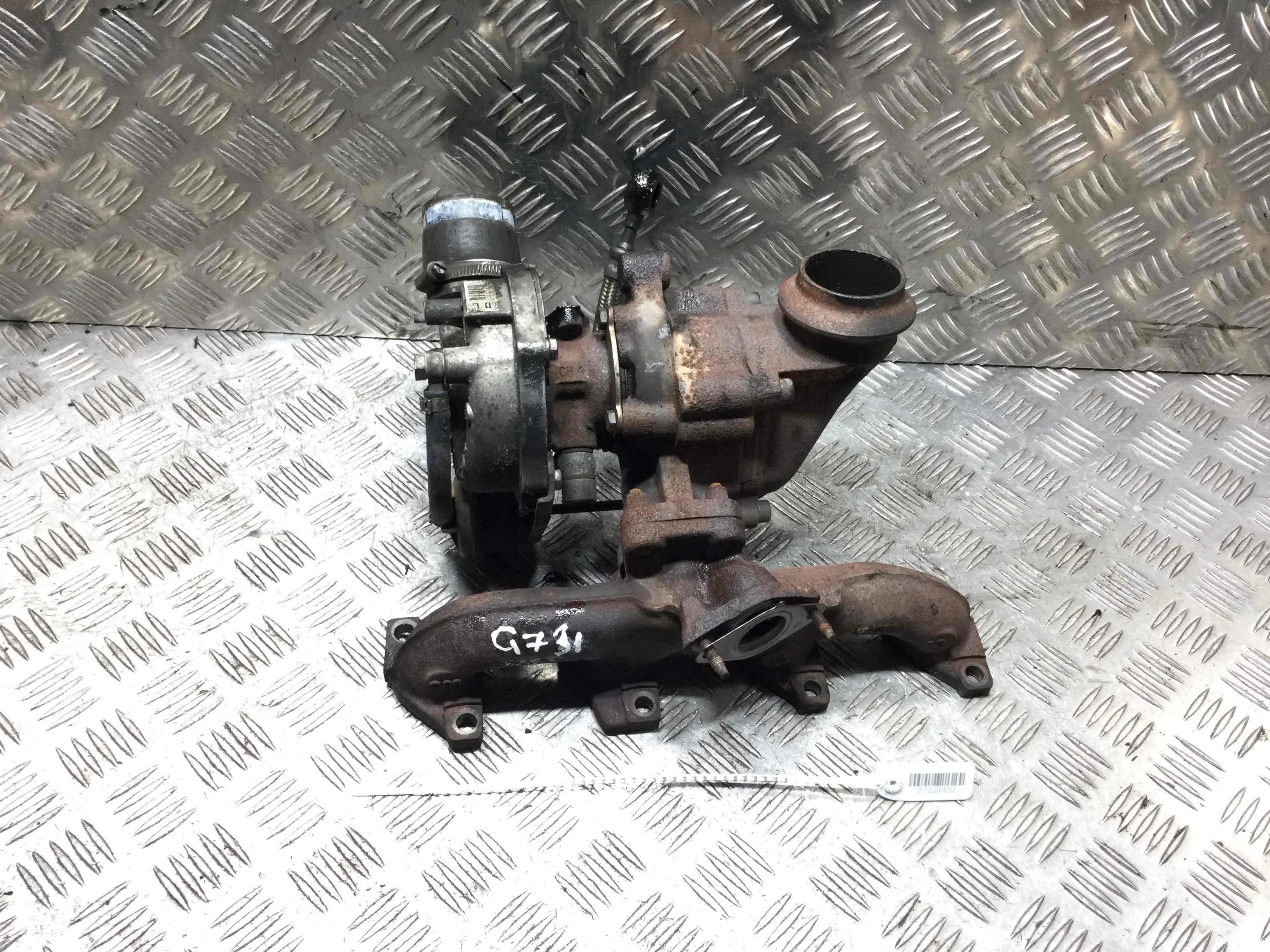 Турбина Peugeot 206 1 поколение (1998-2003) дизель 2.0 HDi Механика Х/б