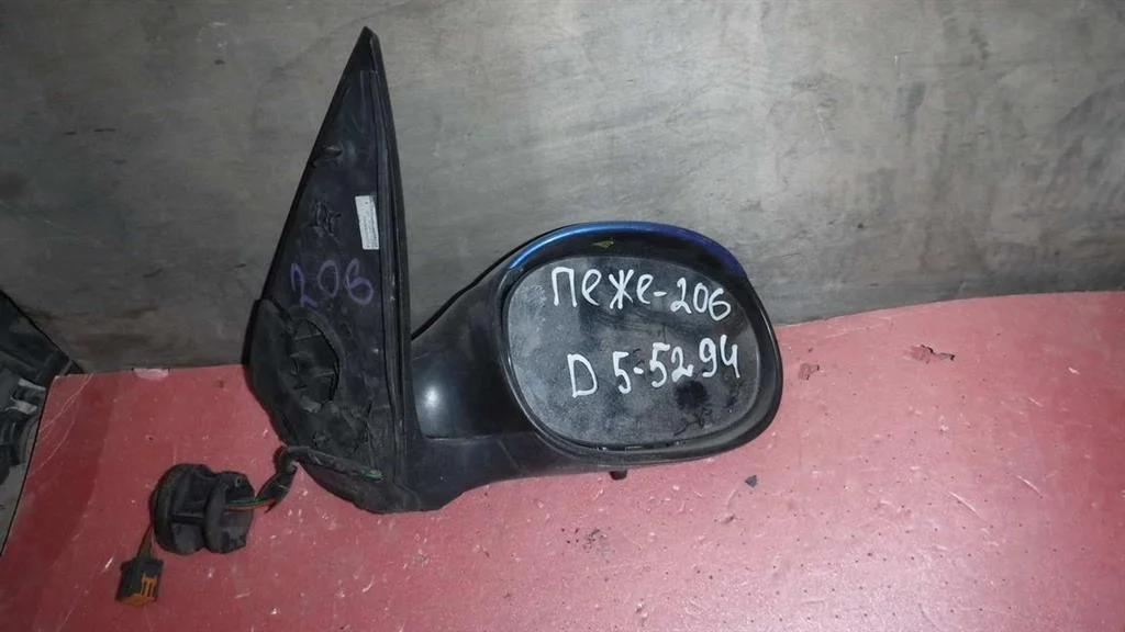 Зеркало правое электрическое Peugeot 206 I (1998—2012)